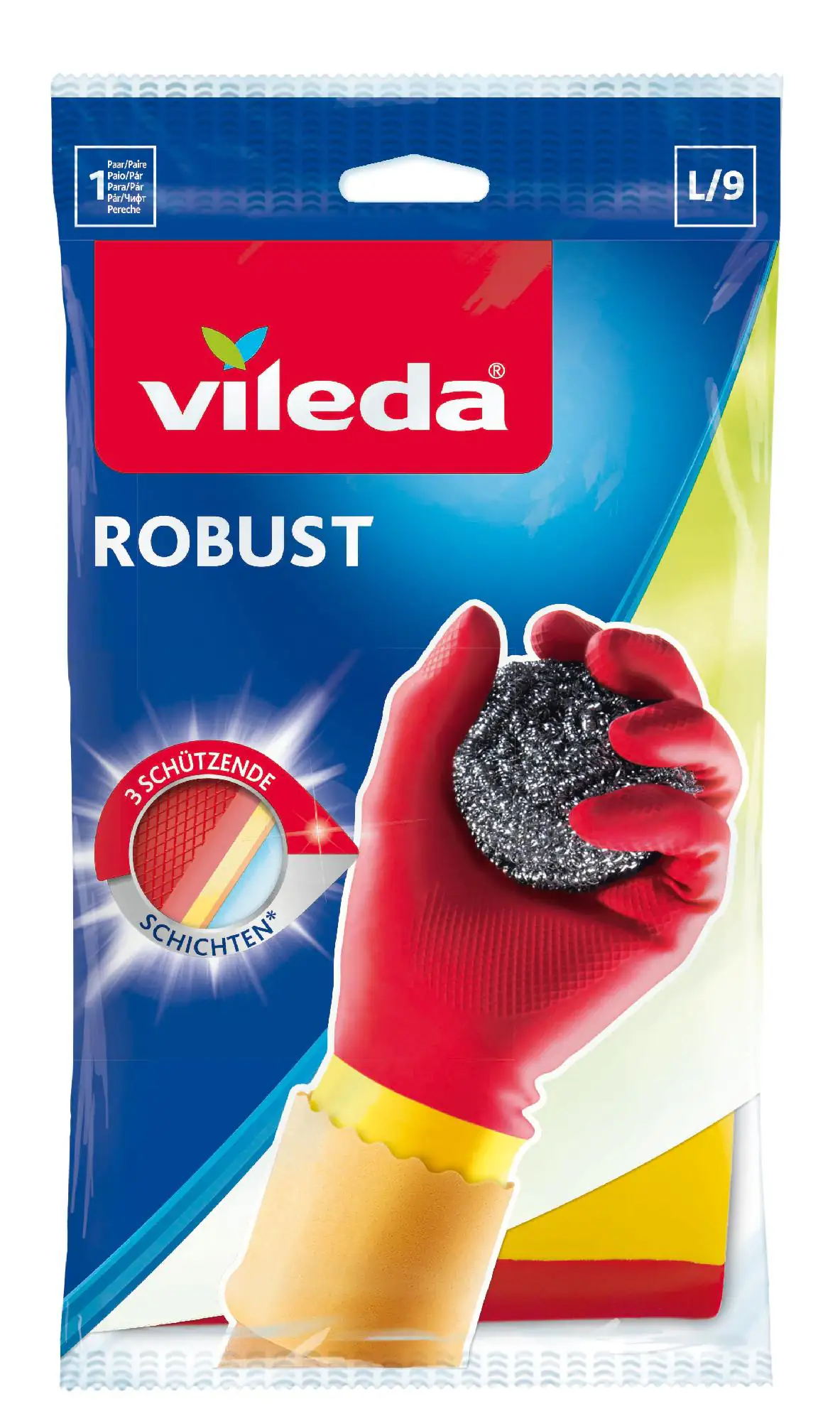 Vileda Haushaltshandschuhe Robust Größe L Vileda Haushaltshandschuhe Robust Größe L