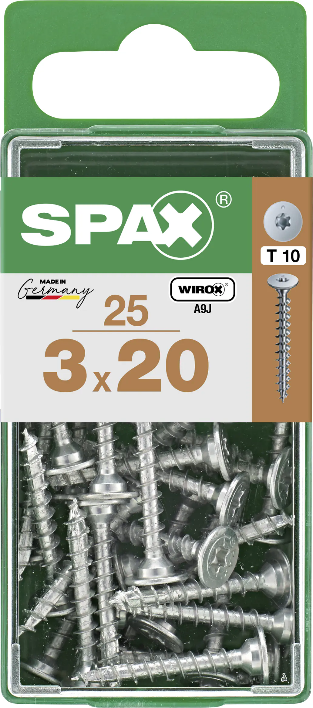 Spax Möbelbauschrauben 3.0 x 20 mm TX 10 - 25 Stk.