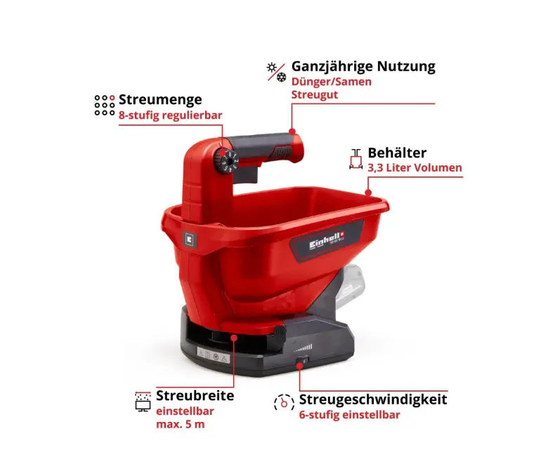 Einhell Akku Universal Streuer GE-US 18 Li inkl. Akku und Ladegerät