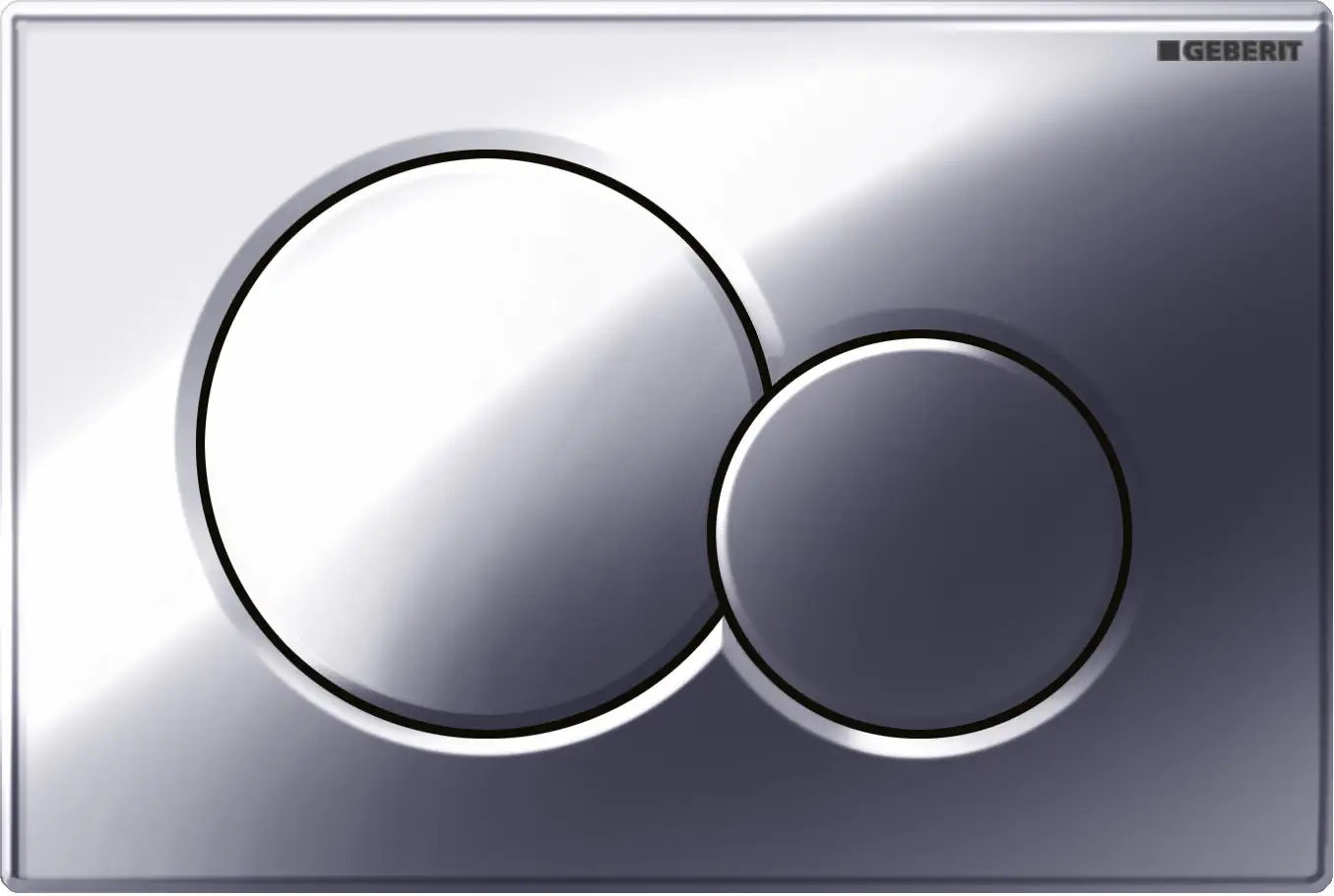 Geberit Betätigungsplatte Sigma 01 hochglanz verchromt Geberit Betätigungsplatte Sigma 01 hochglanz verchromt