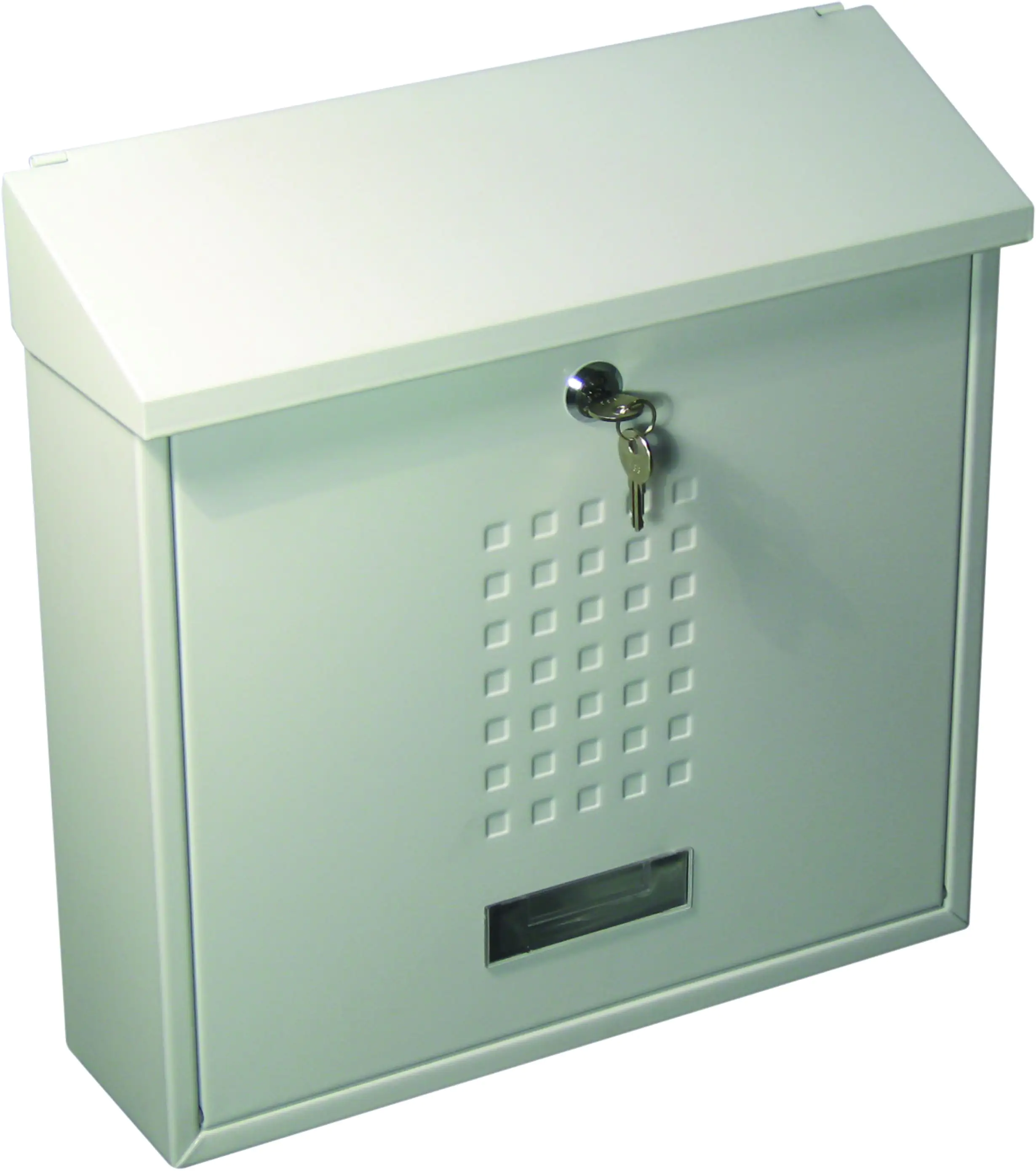 4333692047395 Primaster Briefkasten weiß 36 x 10 x 37 cm