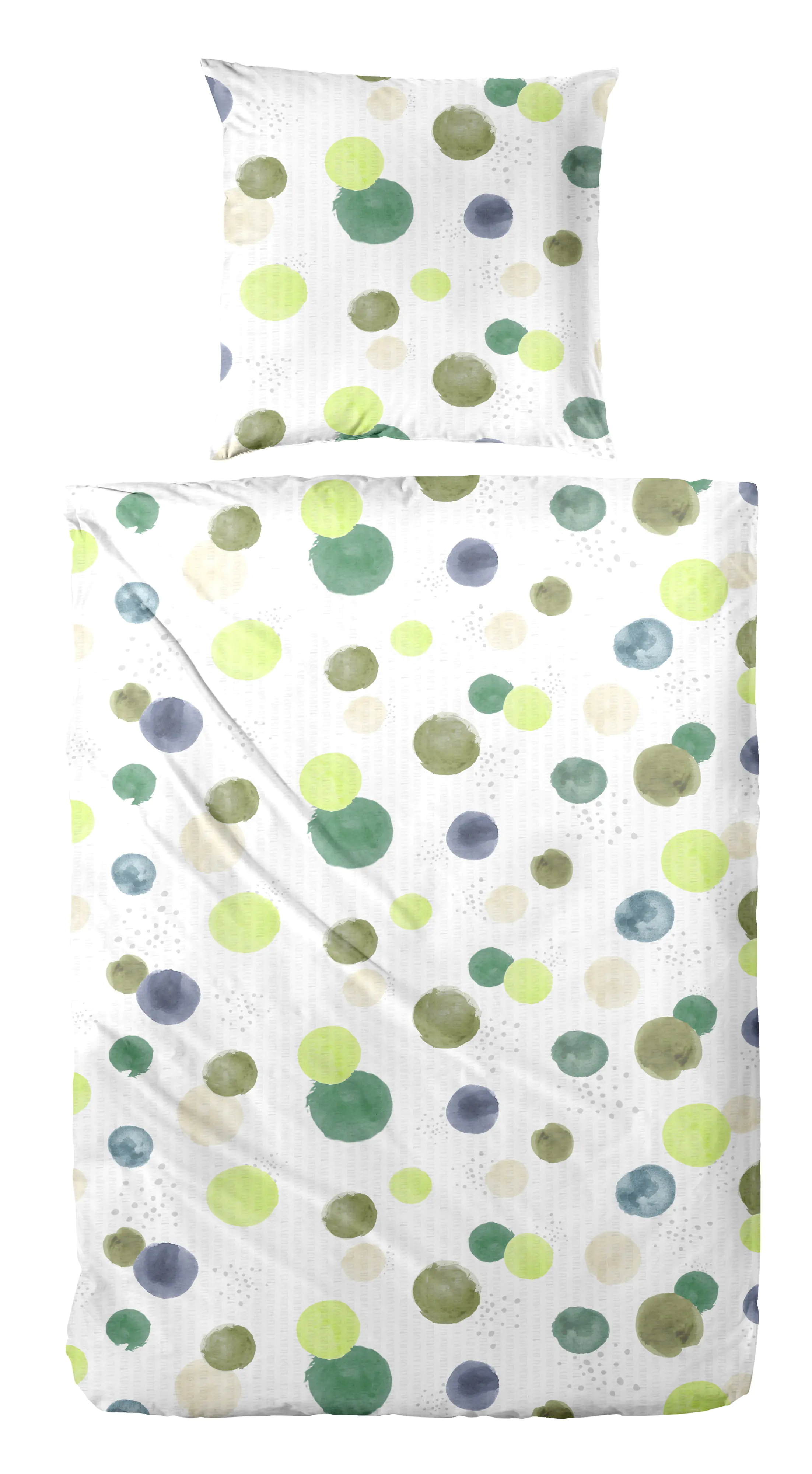 Westminster Bettwäsche Mikrofaser Kreise grün 135 x 200 cm 