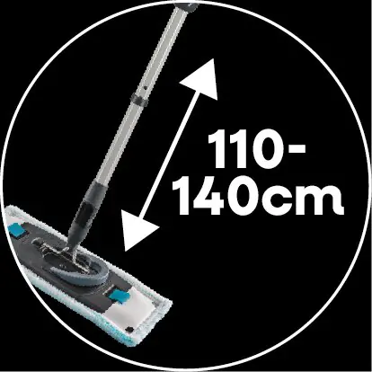 Leifheit Bodenwisch-Komplett-Set Clean Twist M Ergo 33 cm black