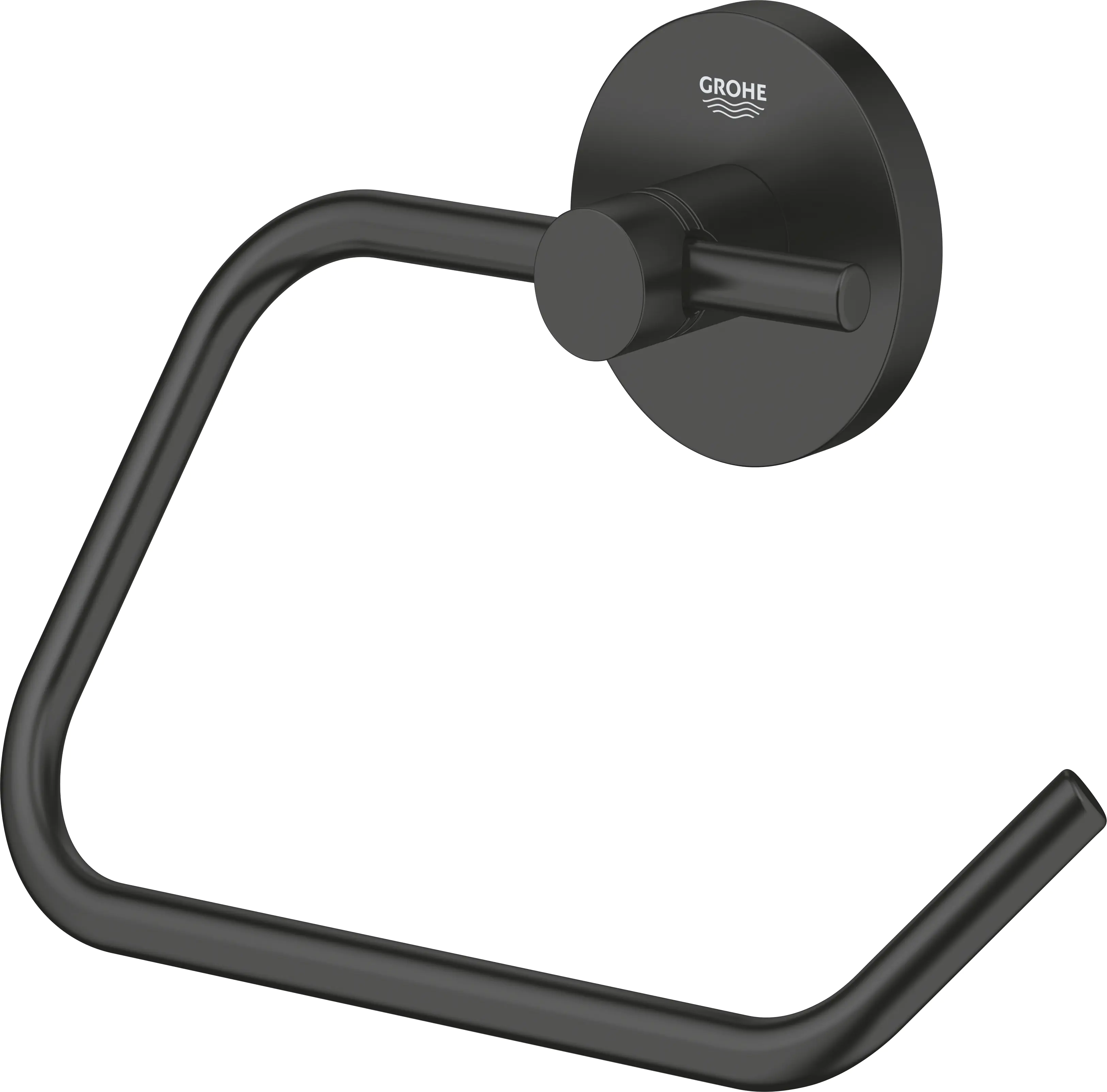 Grohe Start WC-Papierhalter matt black klebbar Grohe Start WC-Papierhalter matt black klebbar