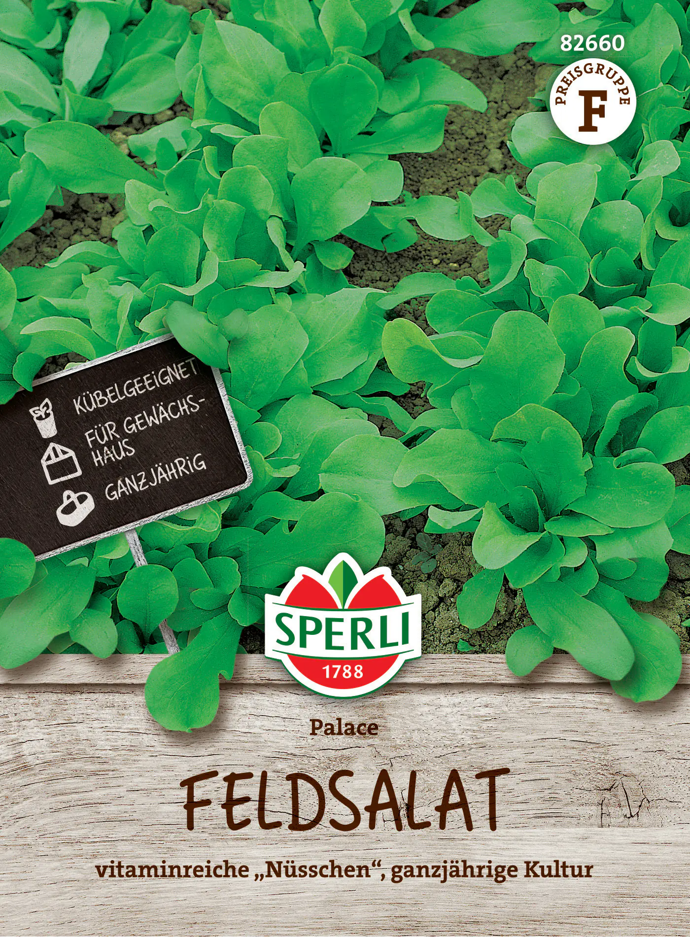 Sperli Saatgut Feldsalat Palace für bis zu 4-5 lfd. Meter