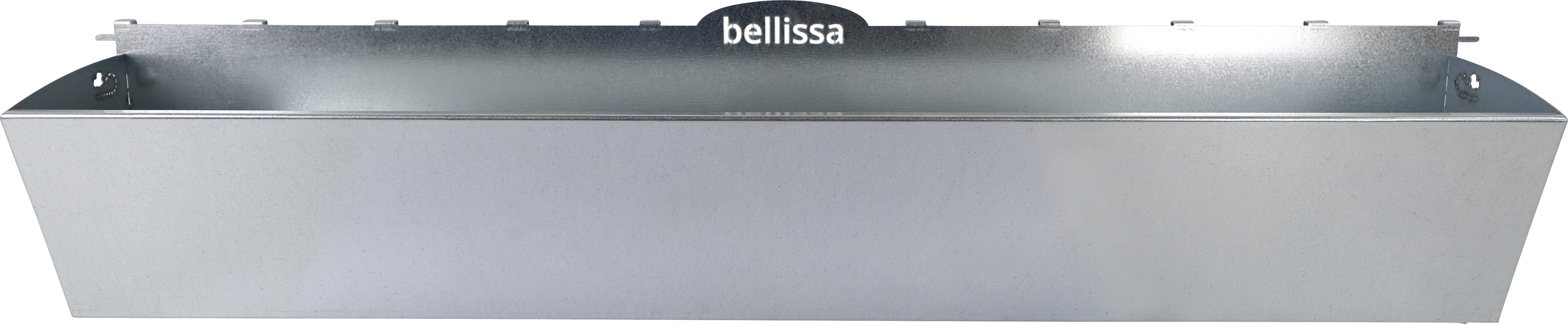 Bellissa Pflanzkasten Origami L, silber, 104 x 17,5 x 23 cm, verzinkter Stahl