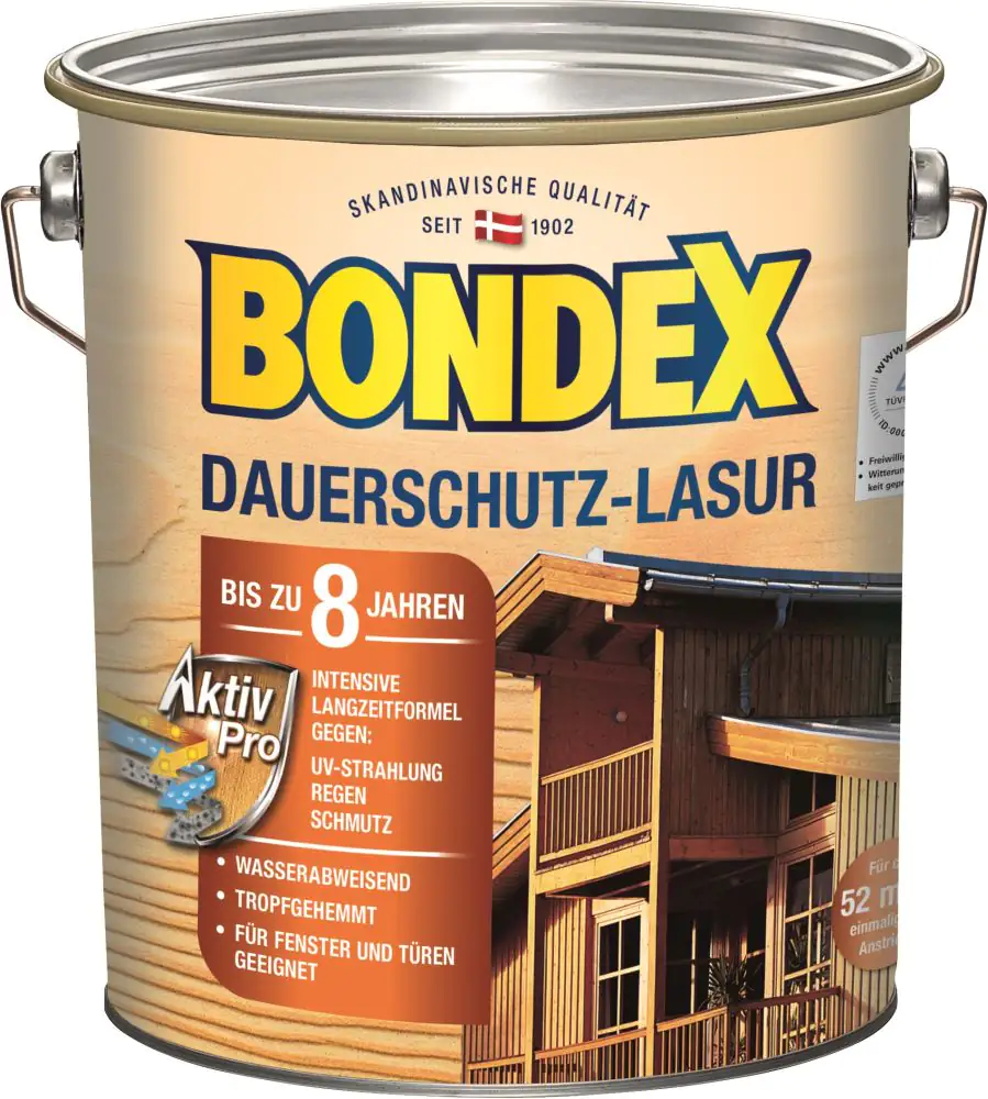 Bondex Dauerschutz Lasur 4 L rio palisander