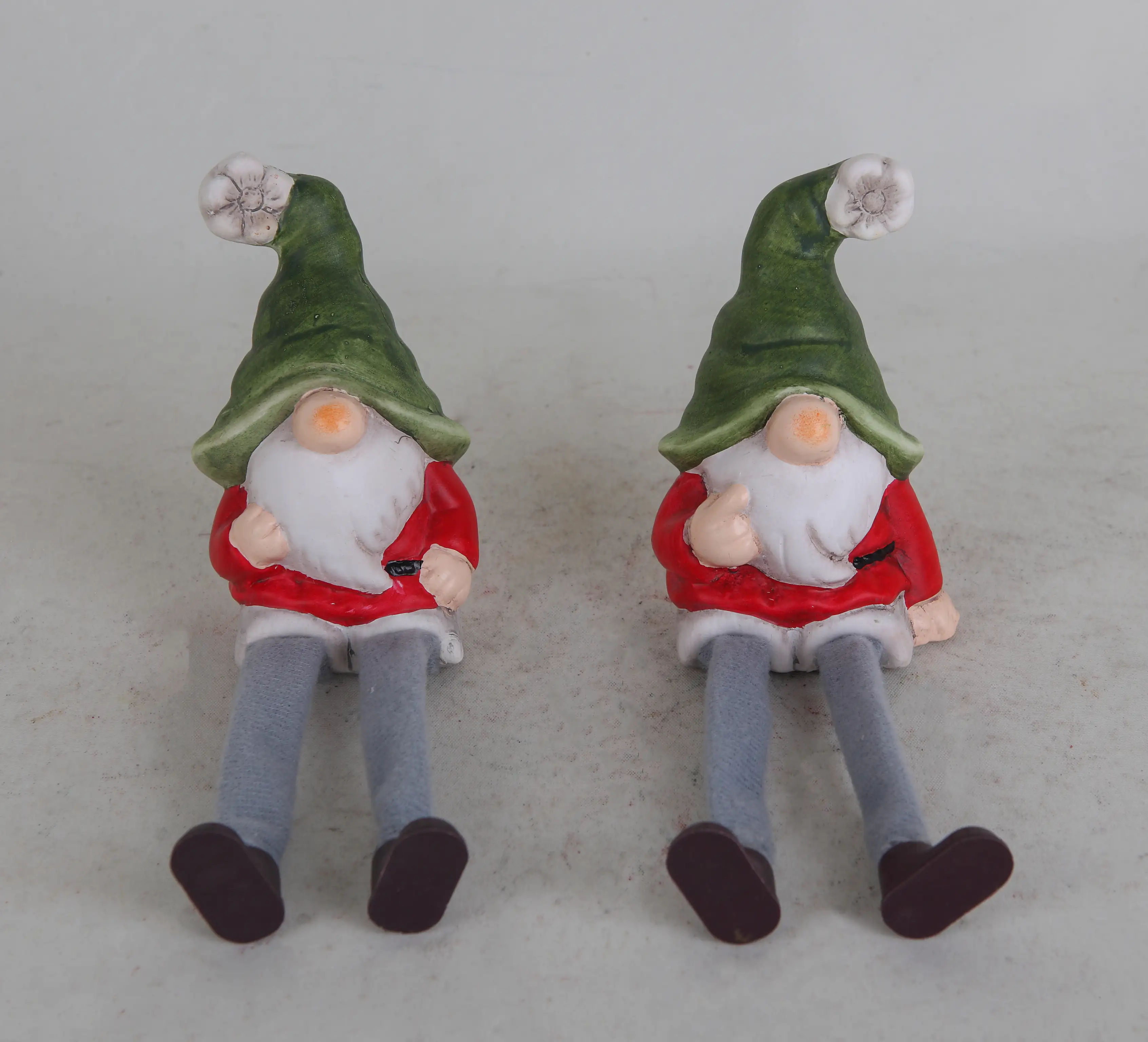 TrendLine Zwerg Kantenhocker Terrakotta 10 cm rot-grün