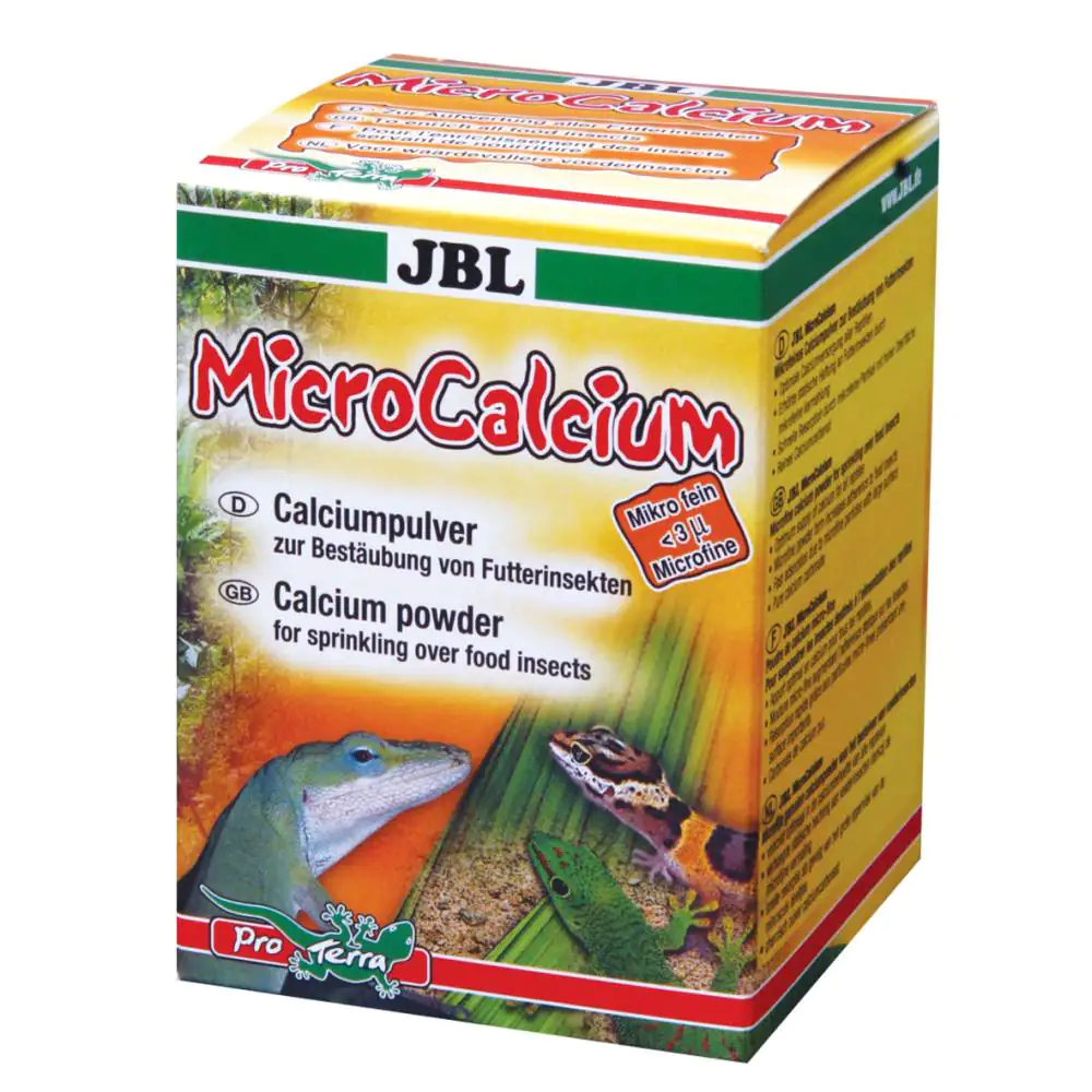 JBL MicroCalcium Mineralienfutter für alle Reptilien 100 g