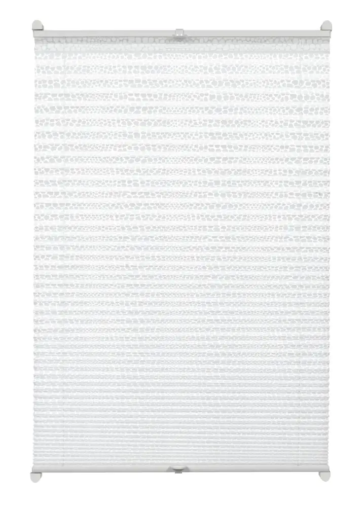 Gardinia EasyFix Plissee Ausbrenner weiß, 90 x 130 cm Gardinia EasyFix Plissee Ausbrenner weiß, 90 x 130 cm