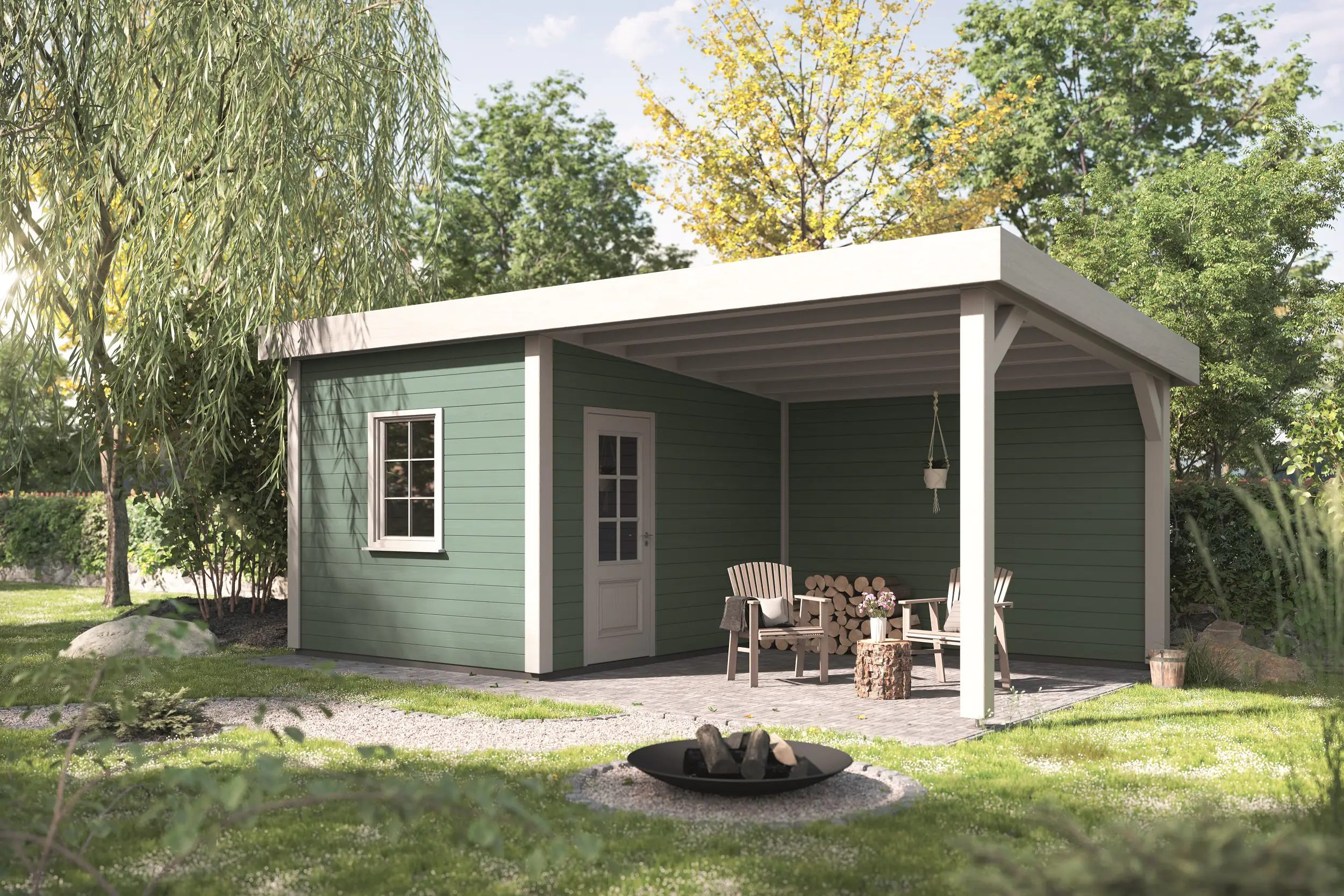 Alpina Wetterschutzfarbe 2,5 L steingartenblau