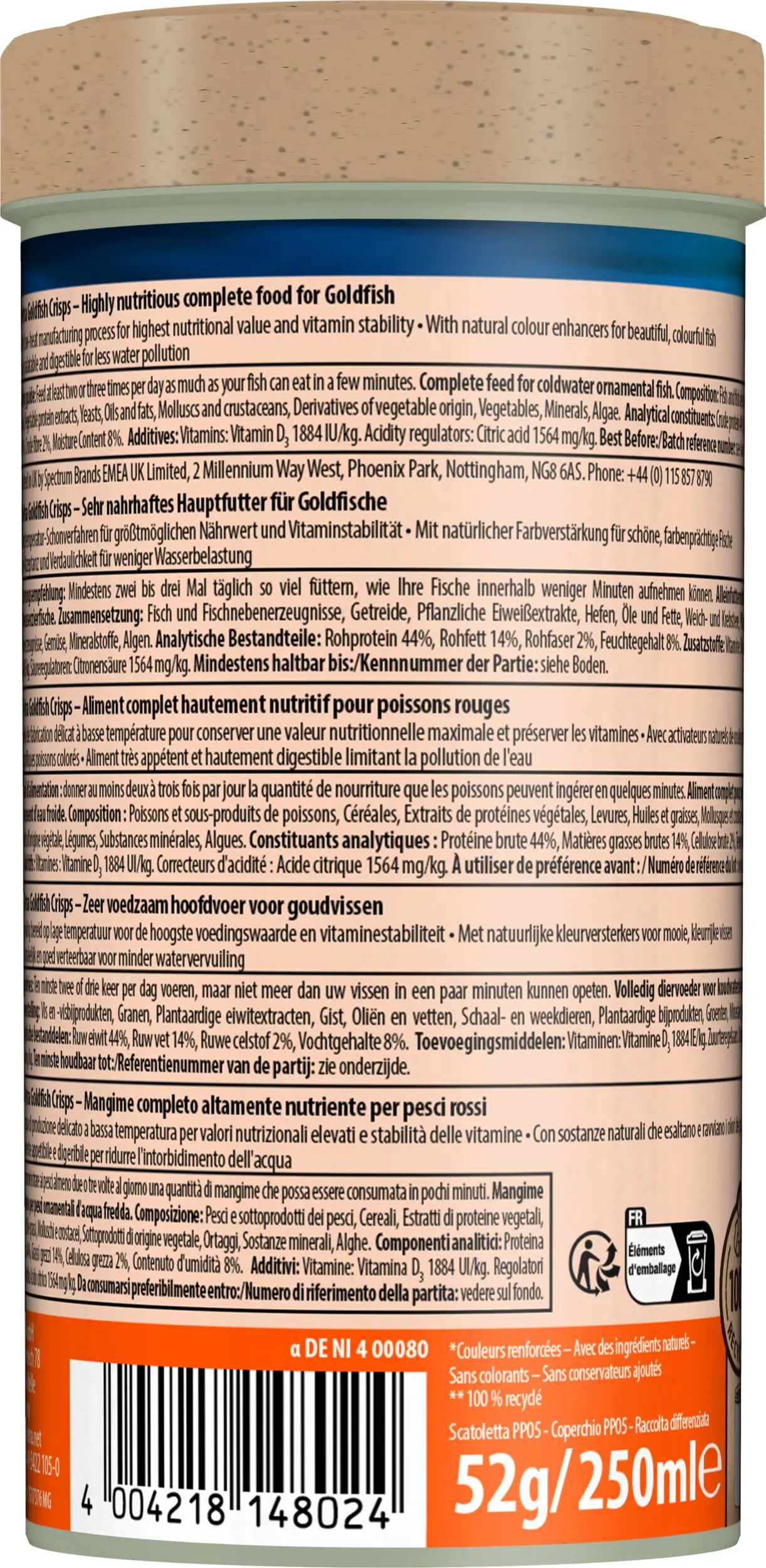 Tetra Goldfish Pro 250 ml