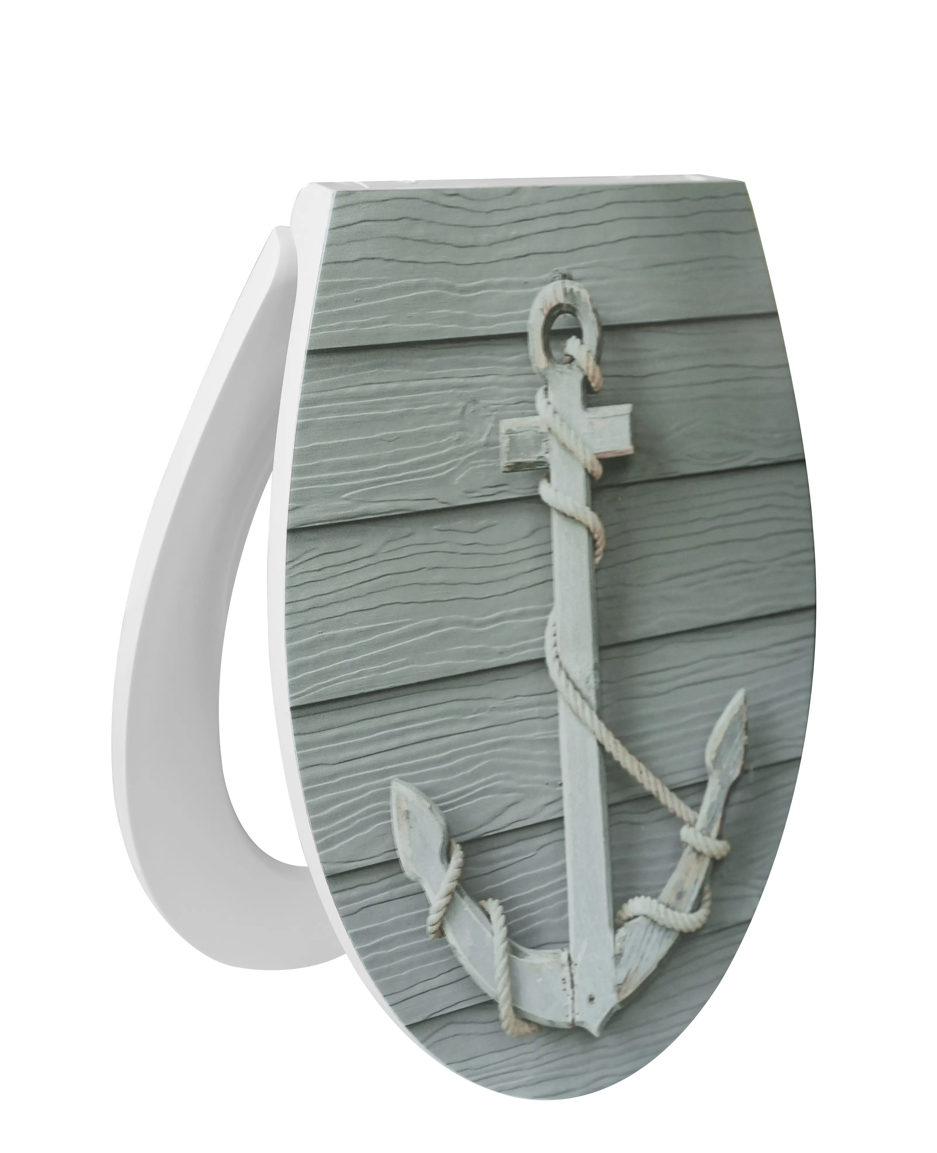 Primaster WC-Sitz mit Absenkautomatik Anker weiß 