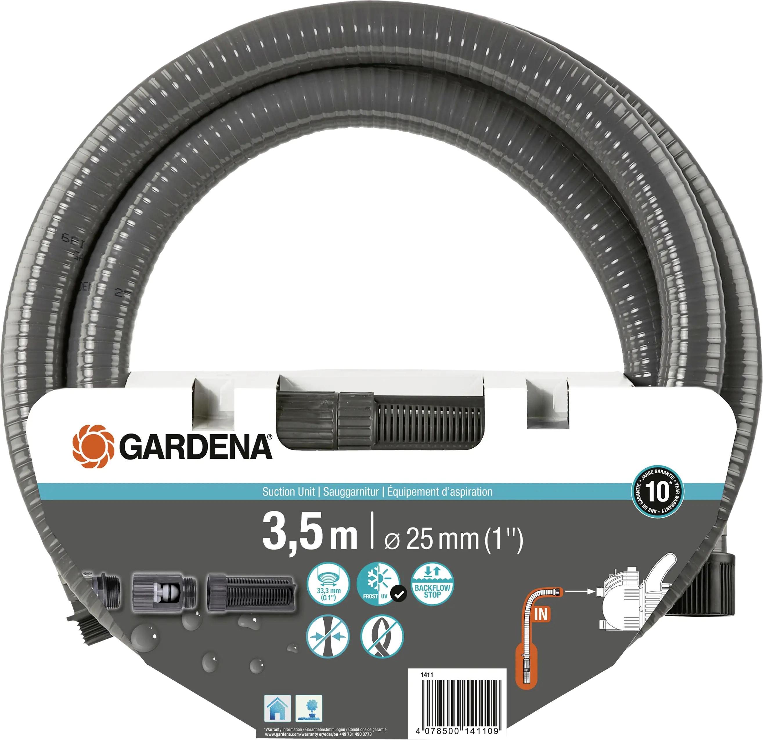 Gardena Sauggarnitur 3,5 m
