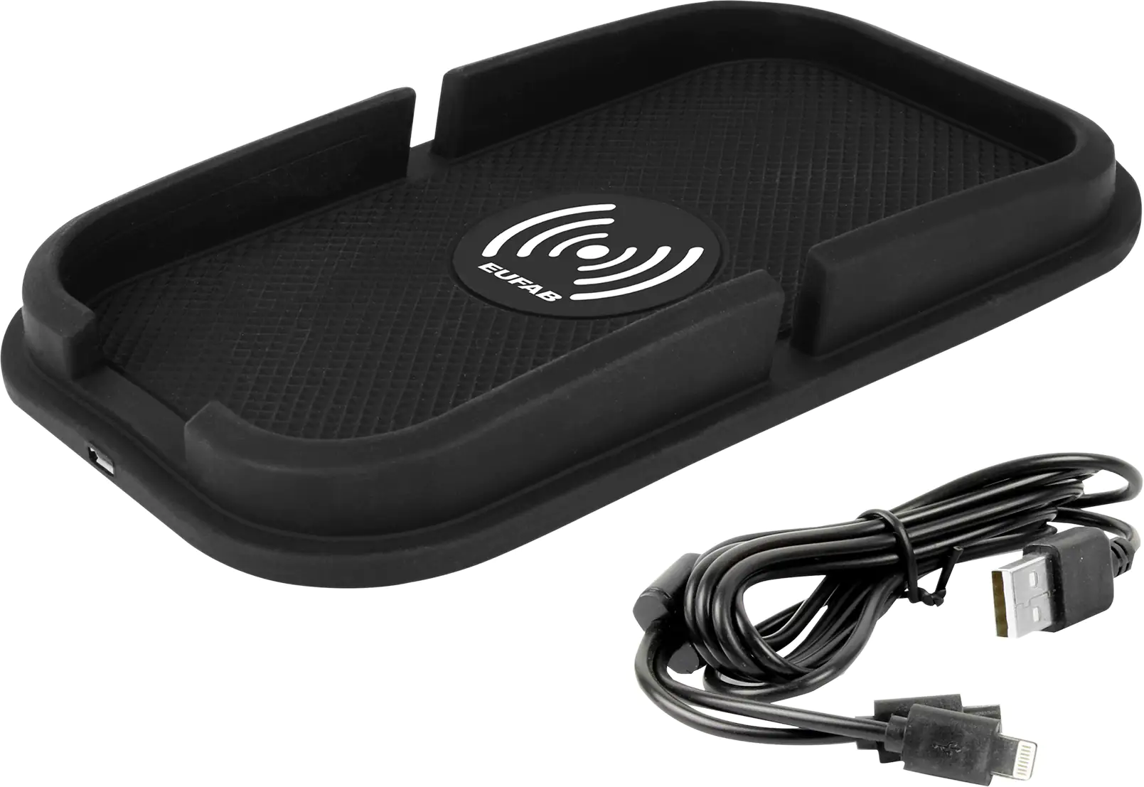 EUFAB Anti-Rutsch Smartphone Halterung mit Induktionslader