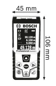 Bosch Professional Laser-Entfernungsmesser GLM 50 C