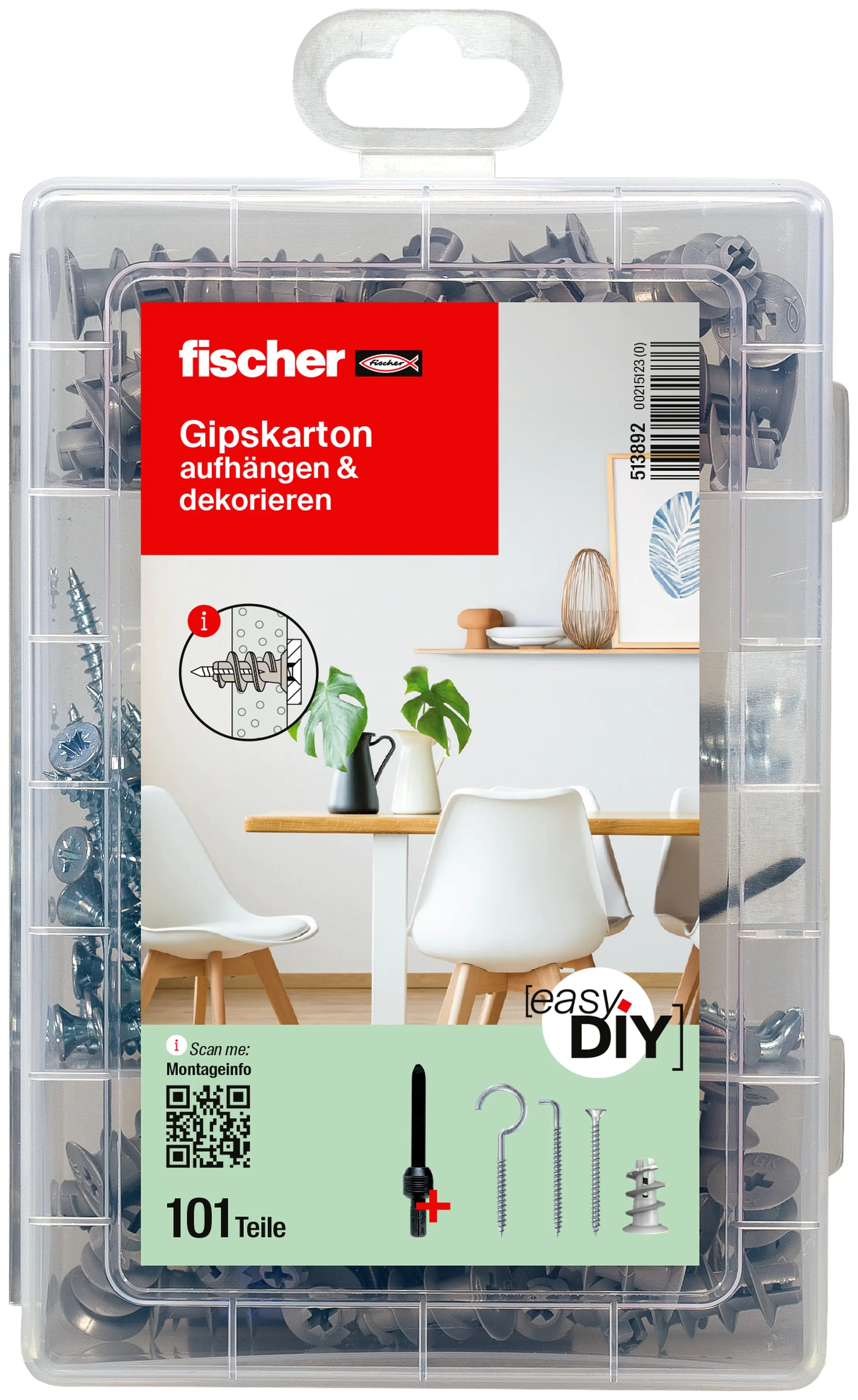 Fischer Dübel Meisterbox - 101 Stück