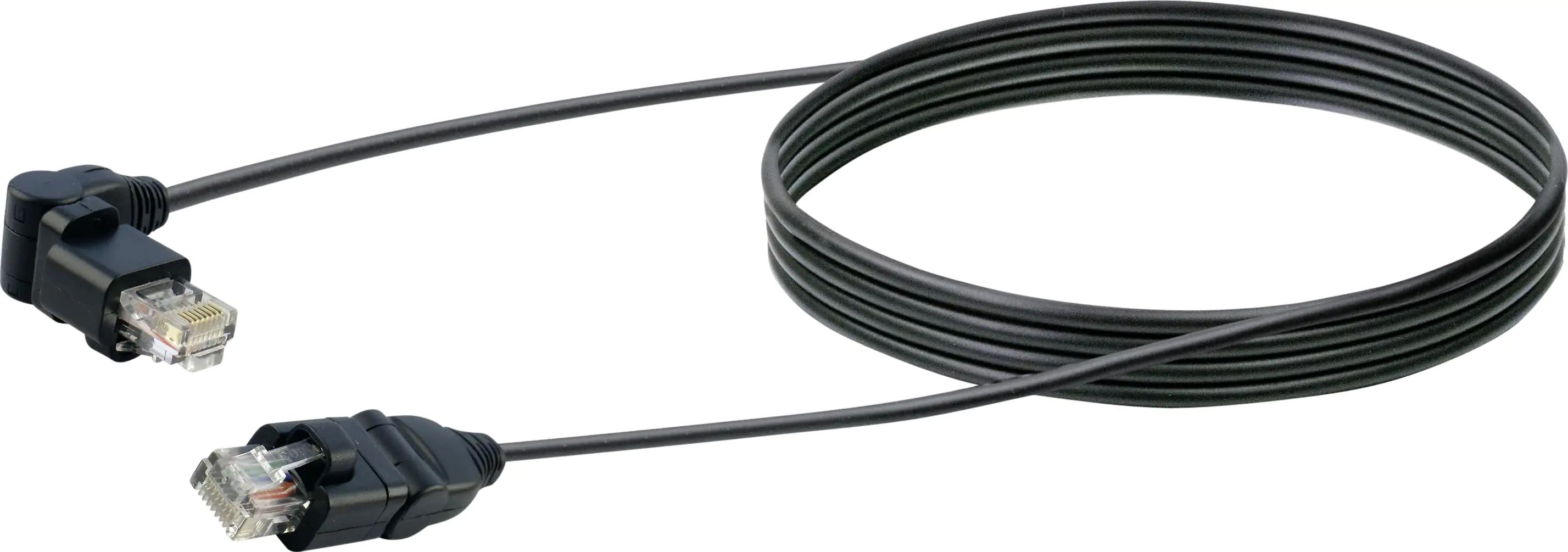 Schwaiger CAT 6 Netzwerkkabel (F-STP) 5 m 360° RJ45 Stecker > 360° RJ45 Stecker Schwaiger CAT 6 Netzwerkkabel (F-STP) 5 m 360° RJ45 Stecker > 360° RJ45 Stecker
