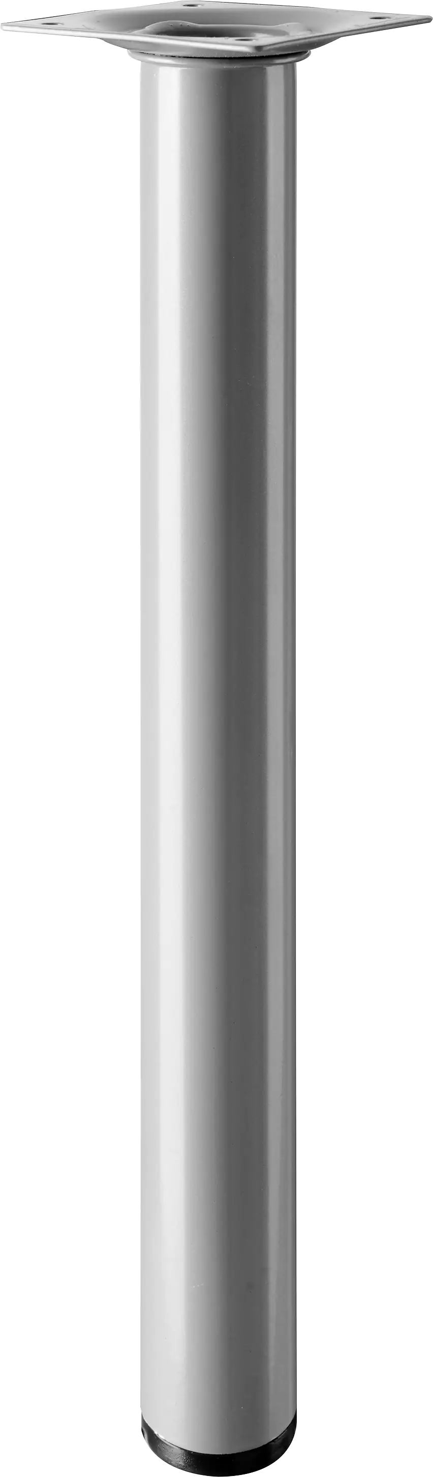 Hettich Tischbein 3,0 x 30 cm Stahl Aluminium-Optik - 1 Stück Hettich Tischbein 3,0 x 30 cm Stahl Aluminium-Optik - 1 Stück