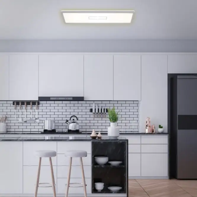 Briloner Slim LED Panel Free silber 58 x 20 cm mit Backlight-Effekt Briloner Slim LED Panel Free silber 58 x 20 cm mit Backlight-Effekt
