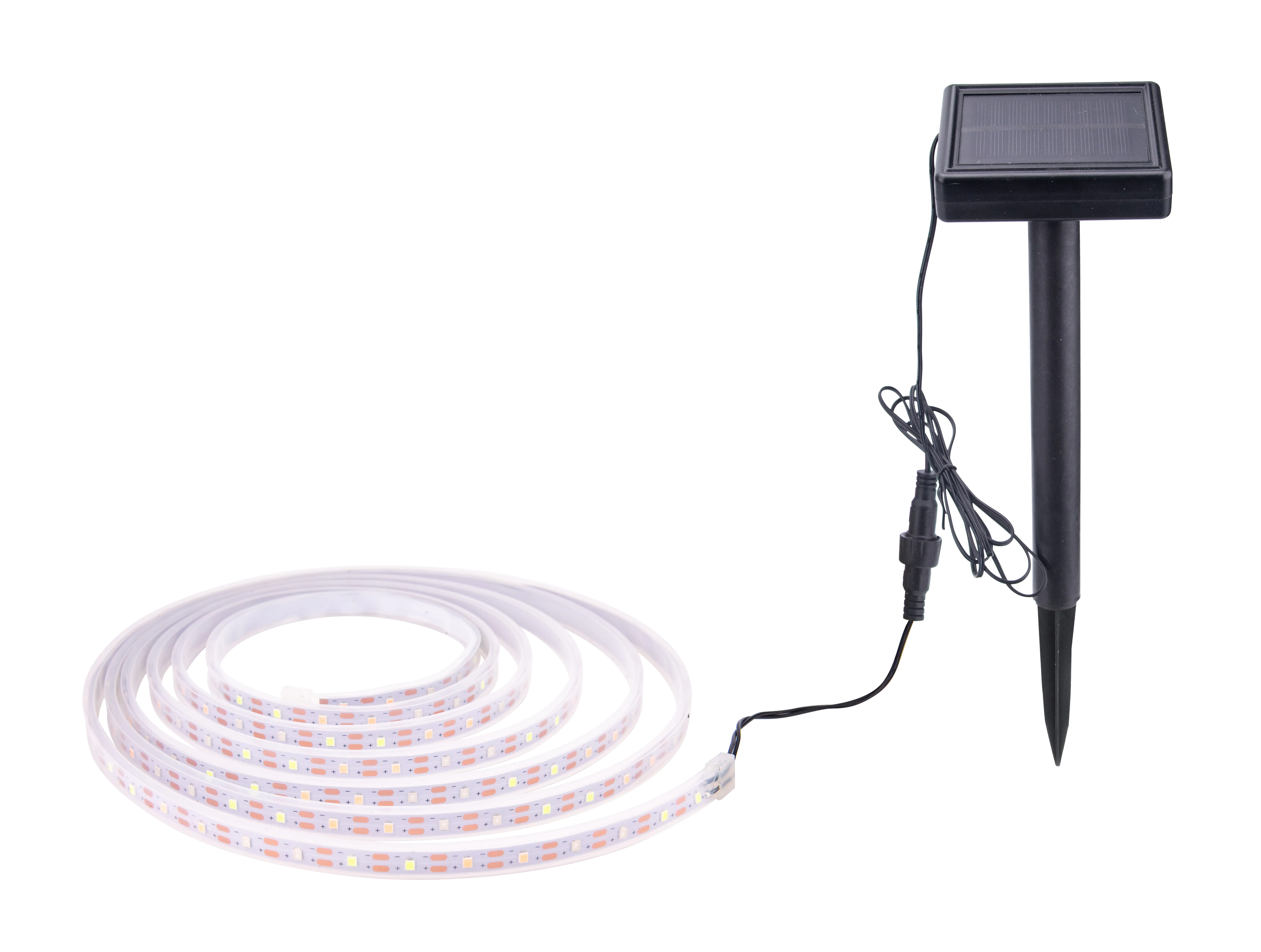 4333692401517_2 Trendline LED Solar-Stripe 3m RGB mit Erdspieß