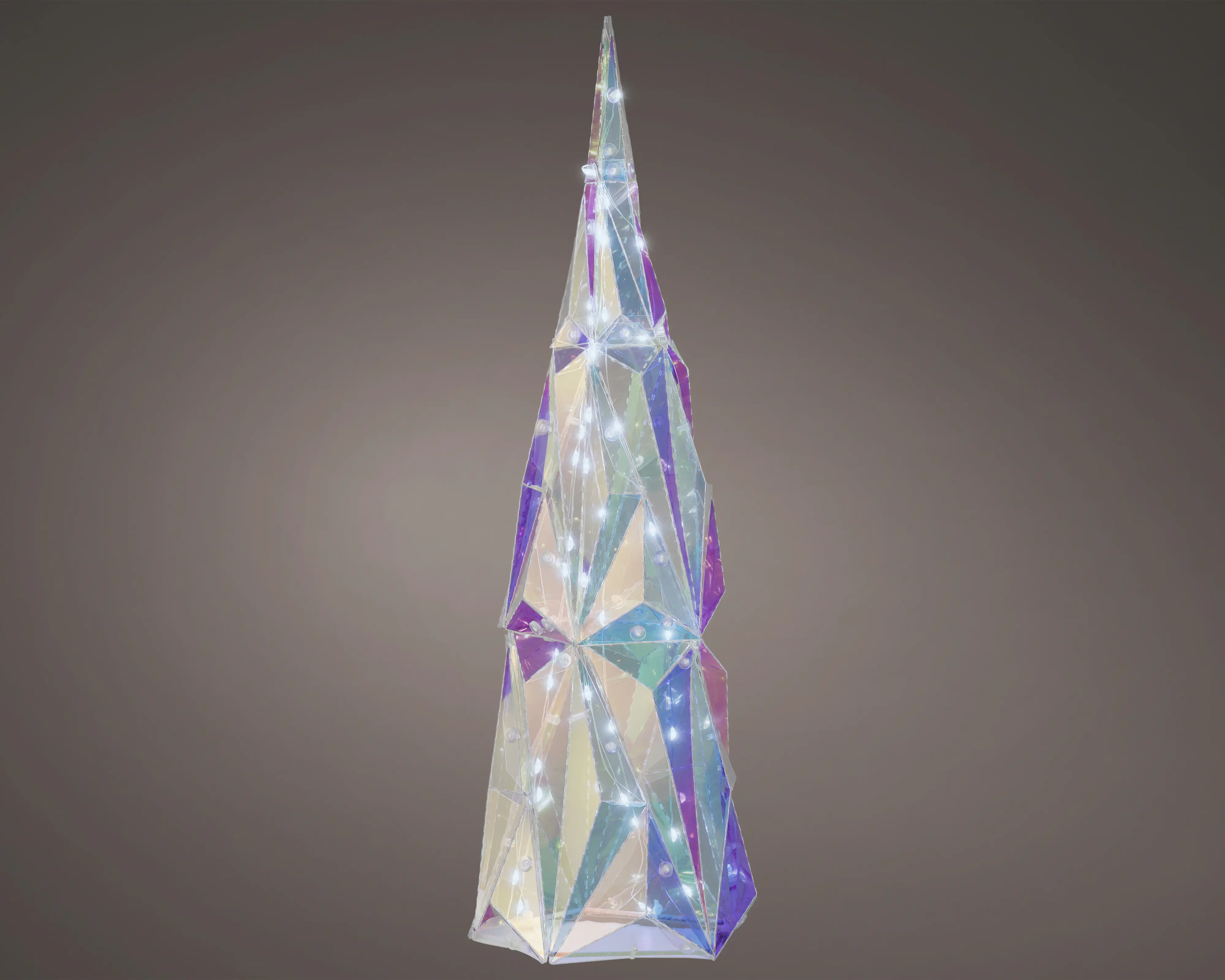 Lumineo Mikro LED Konus 17 x 17 x 41 cm kaltweiß für Innen 40 LED