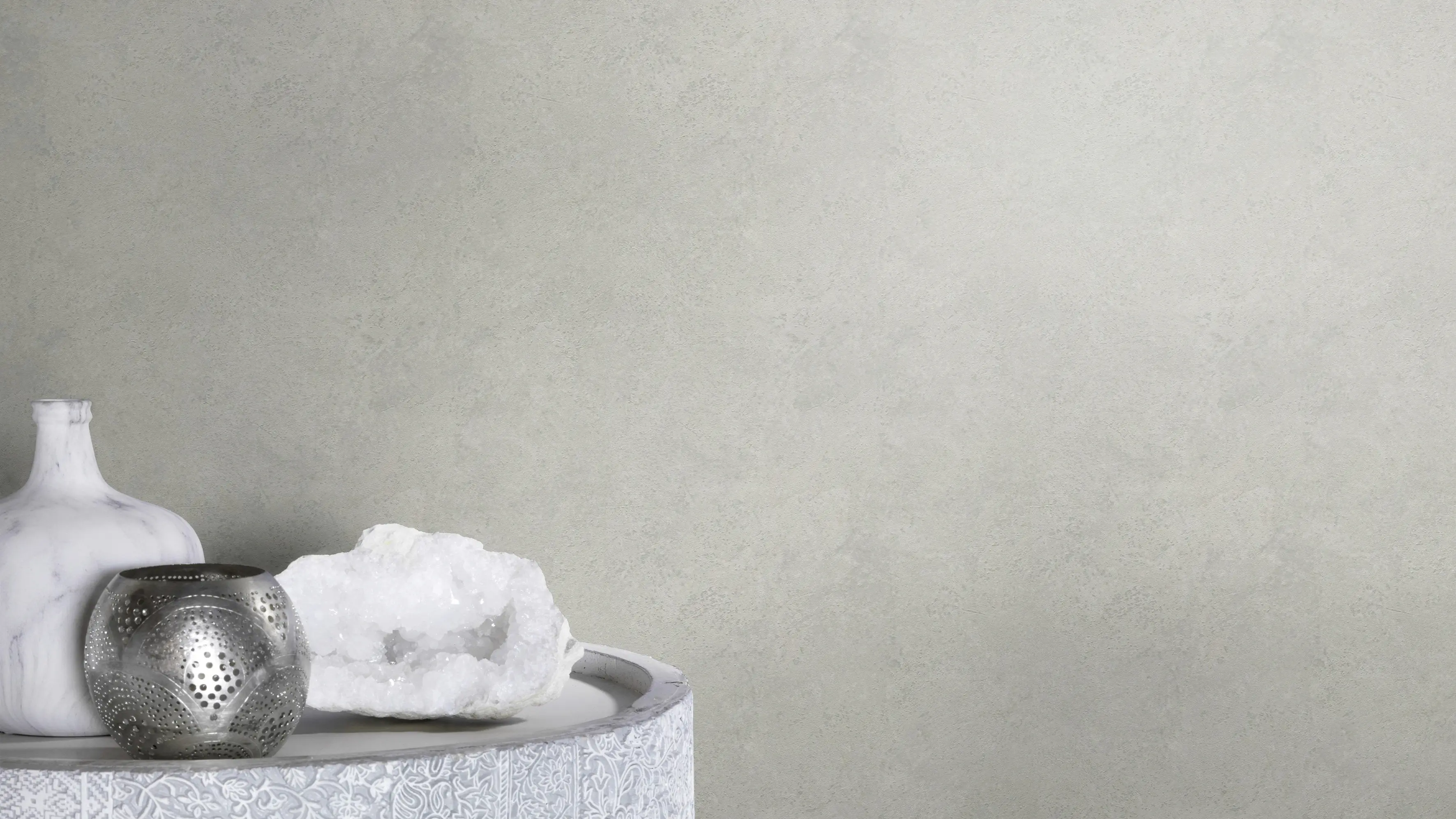 Rasch Vliestapete 315141 Silber-Silbergrau Uni 10,05 m x 0,53 m