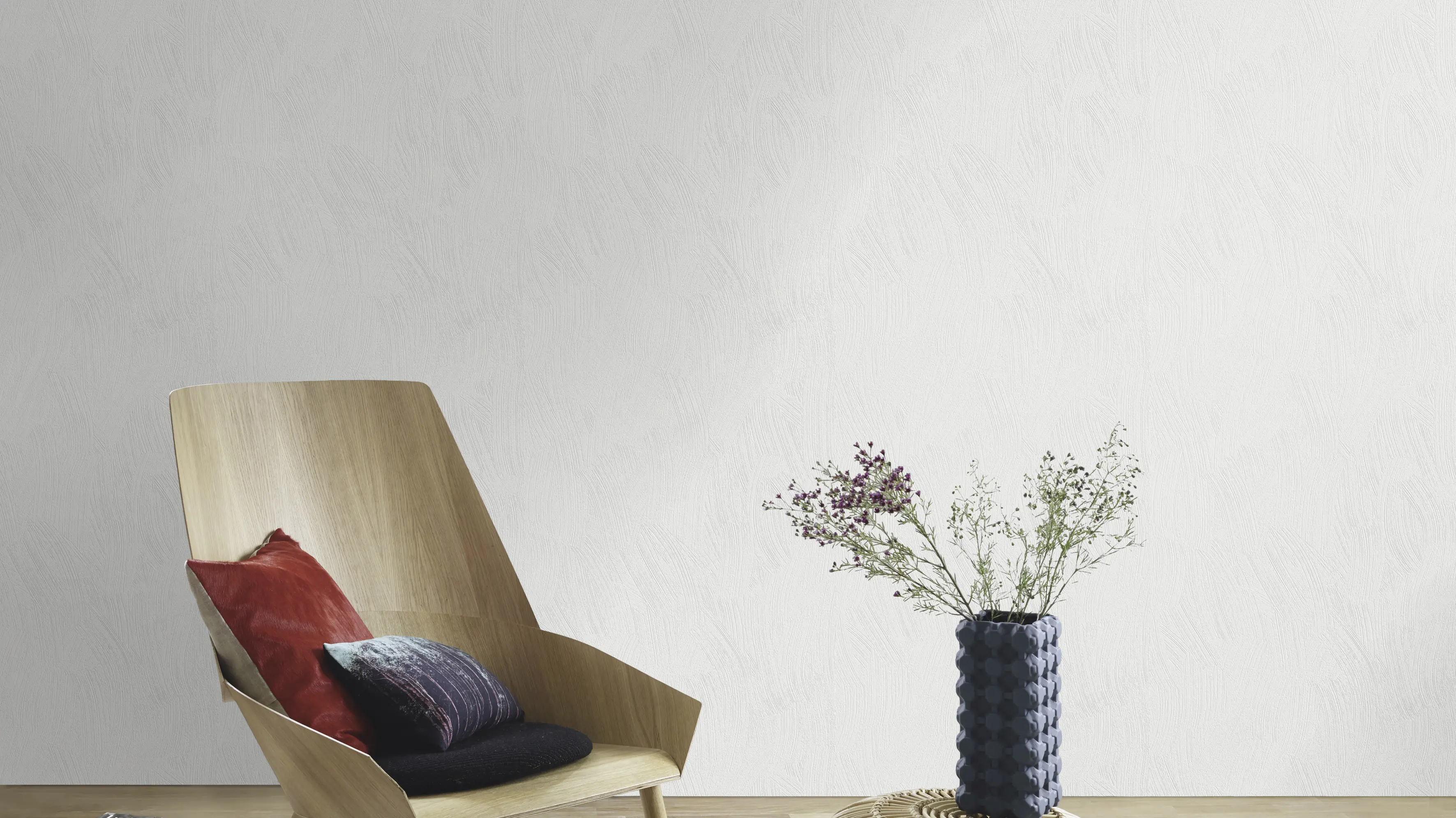 Rasch Vliestapete 767001 Wallton uni putzstruktur 10,05 x 0,53 m