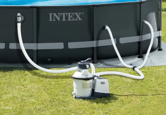 Intex Schwimmbadschlauch Verschraubung 2" IG, Länge 150 cm, weiß