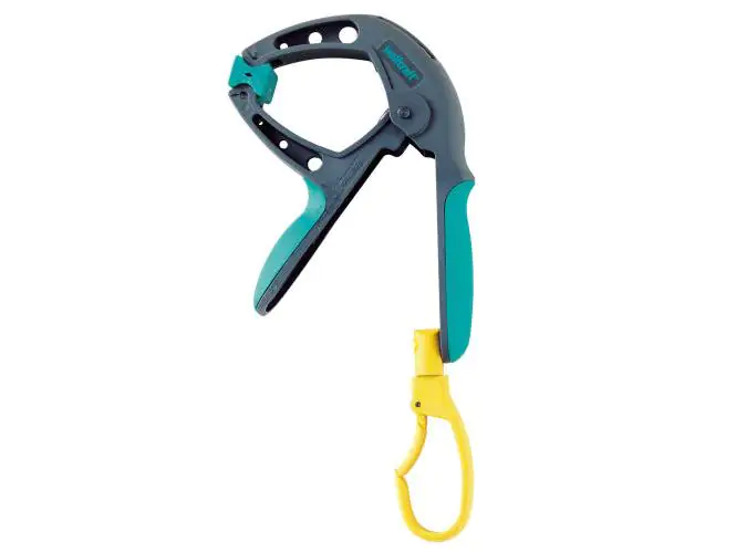 Wolfcraft Federzwinge Spannweite 50 mm drehbar mit Haken Wolfcraft Federzwinge Spannweite 50 mm drehbar mit Haken