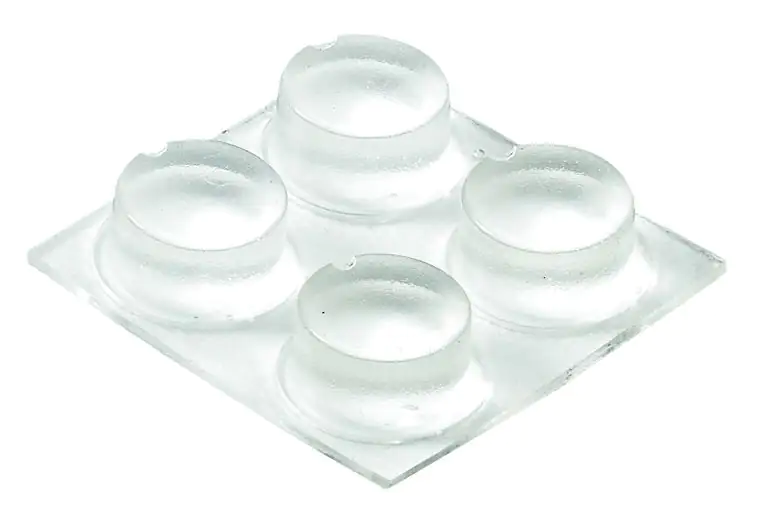 Hettich Anschlagpuffer 6,5 x 13,0 mm Kunststoff transparent - 6 Stück