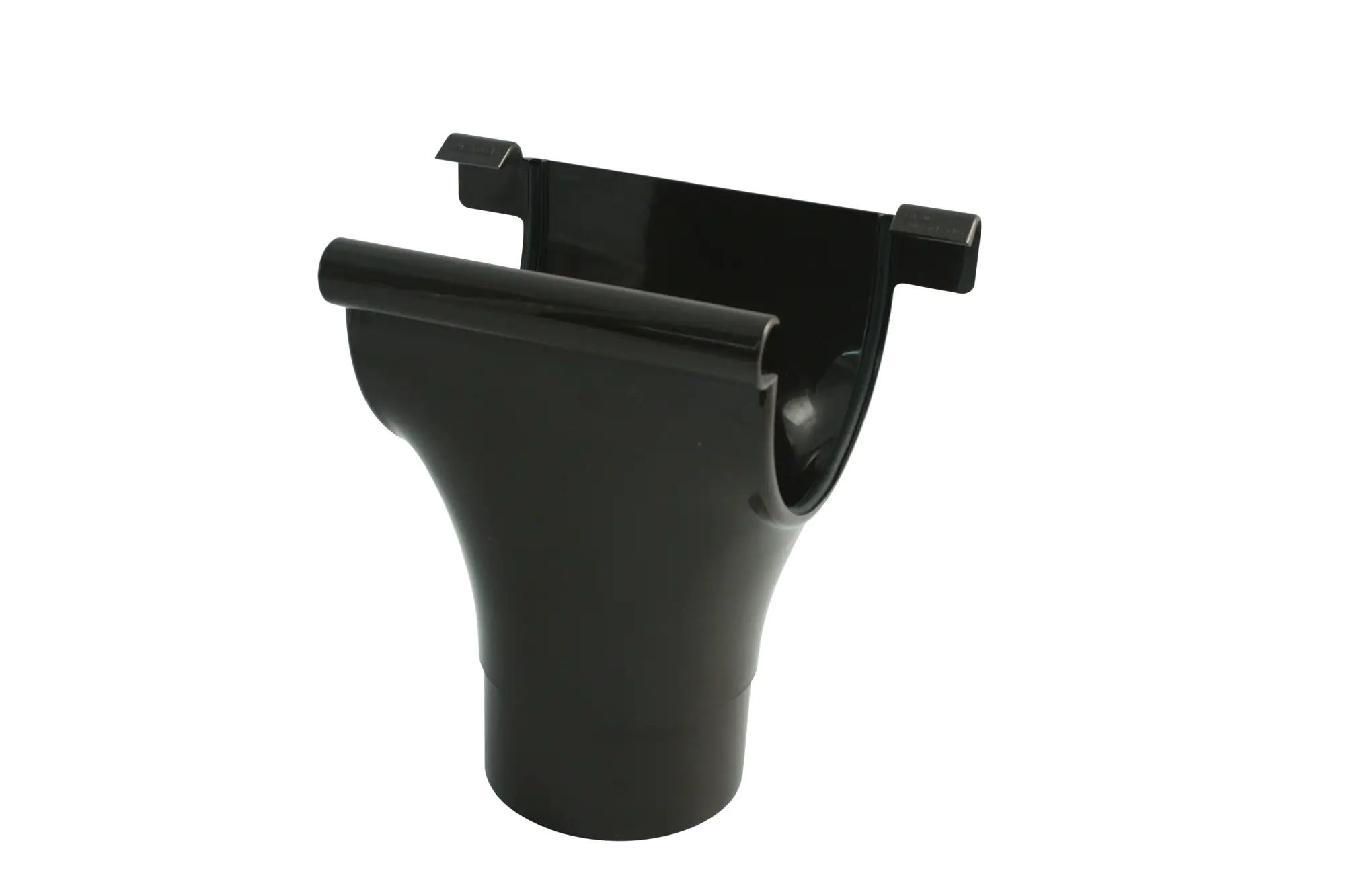 Marley Rinnenstutzen NW 125/75 mm, halbrund, braun