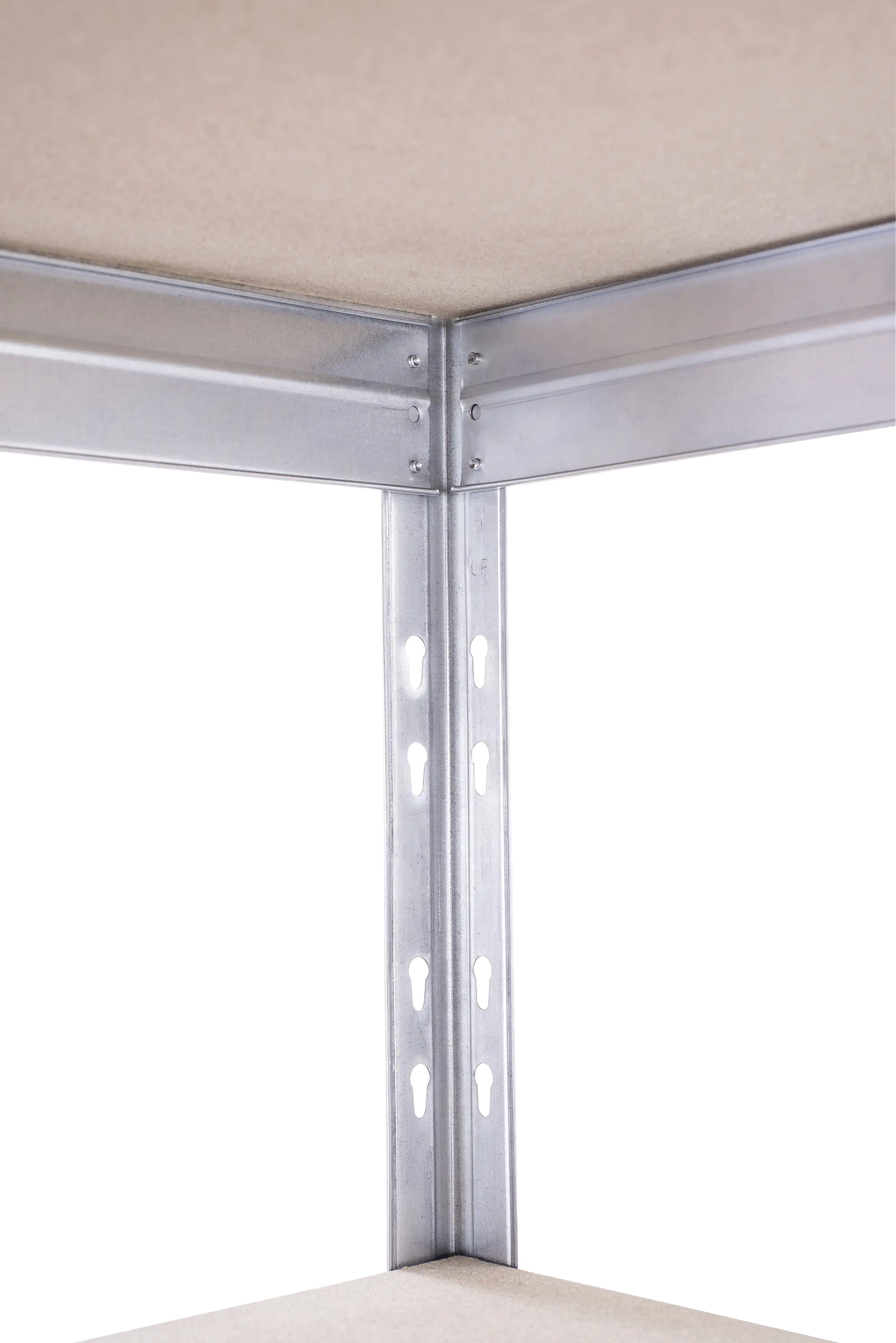 8586002700558_2148579 Rivet Metallsteckregal XL 180 x 150 x 60 cm 1200 kg 4 Holzböden