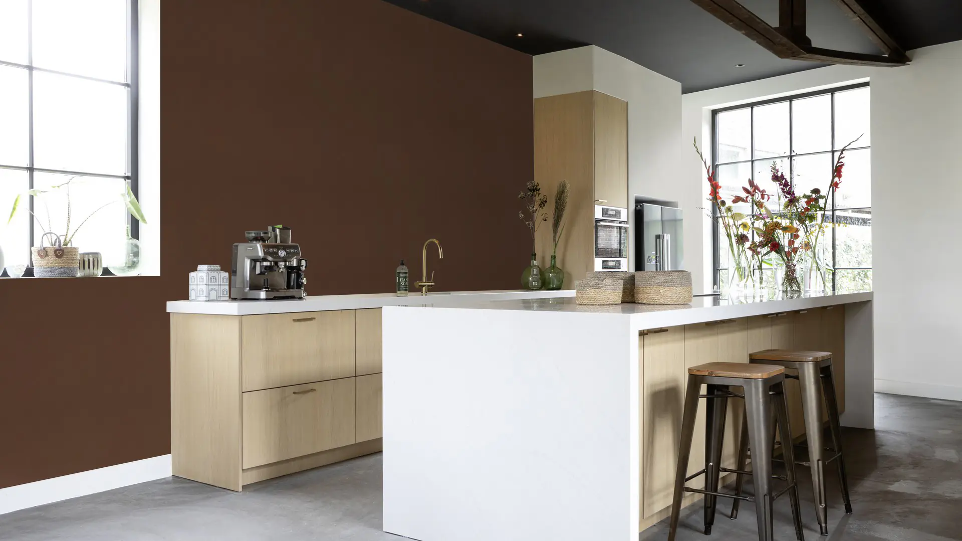 Rasch Vliestapete 752663 Braun-Dunkelbraun Uni 10,05 m x 0,53 m