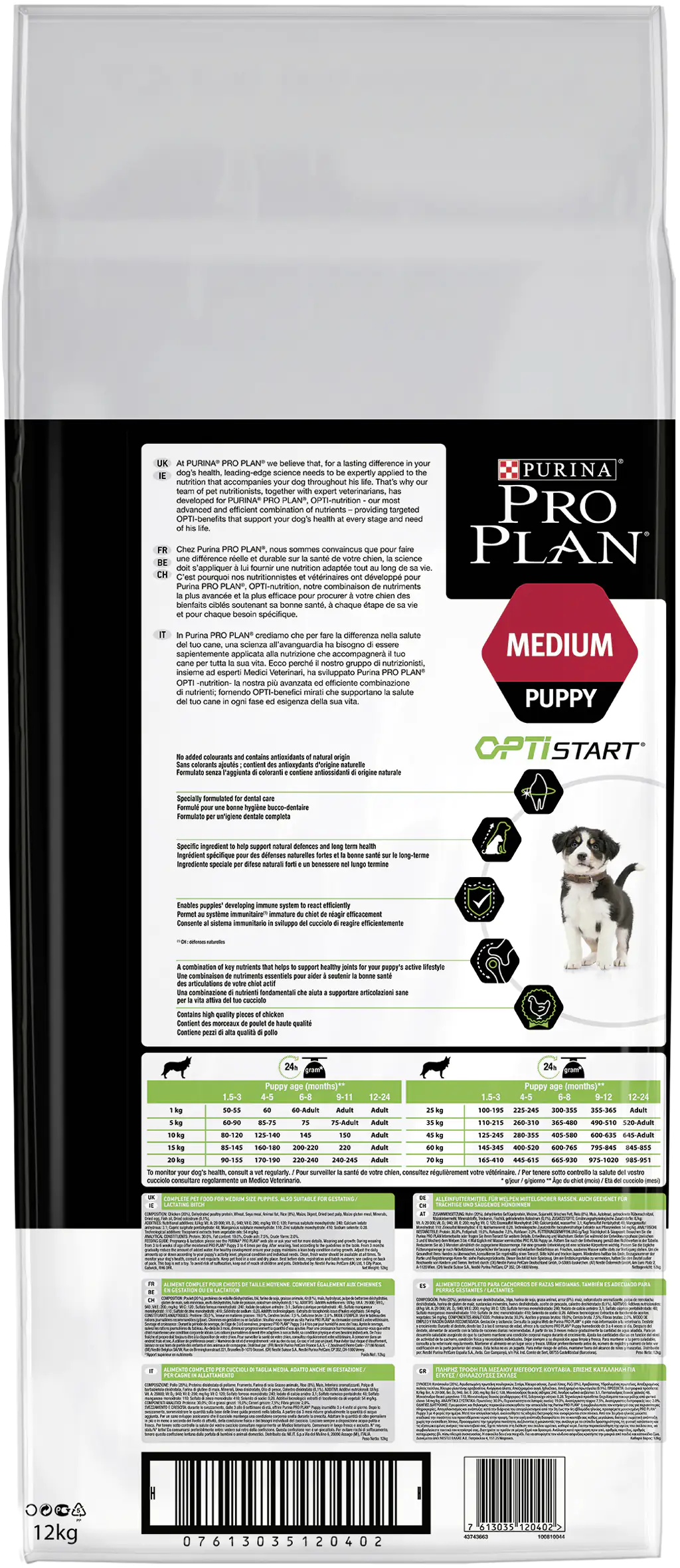 Purina PRO PLAN Dog Medium Puppy Huhn trocken 12 kg Purina PRO PLAN Dog Medium Puppy Huhn trocken 12 kg