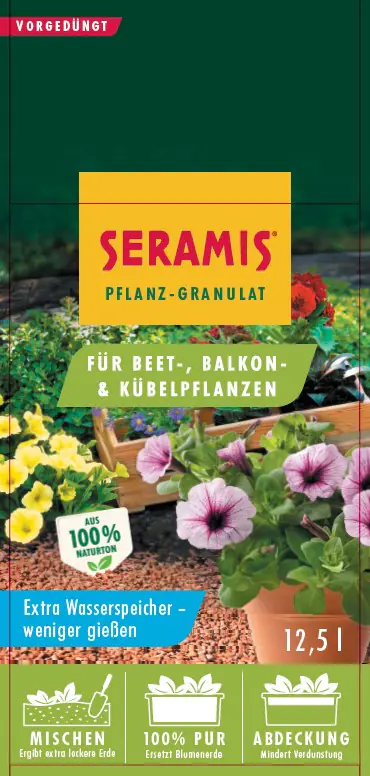 Seramis Pflanz-Granulat für Beet- Balkon- & Kübelpflanzen 12,5 L Seramis Pflanz-Granulat für Beet- Balkon- & Kübelpflanzen 12,5 L