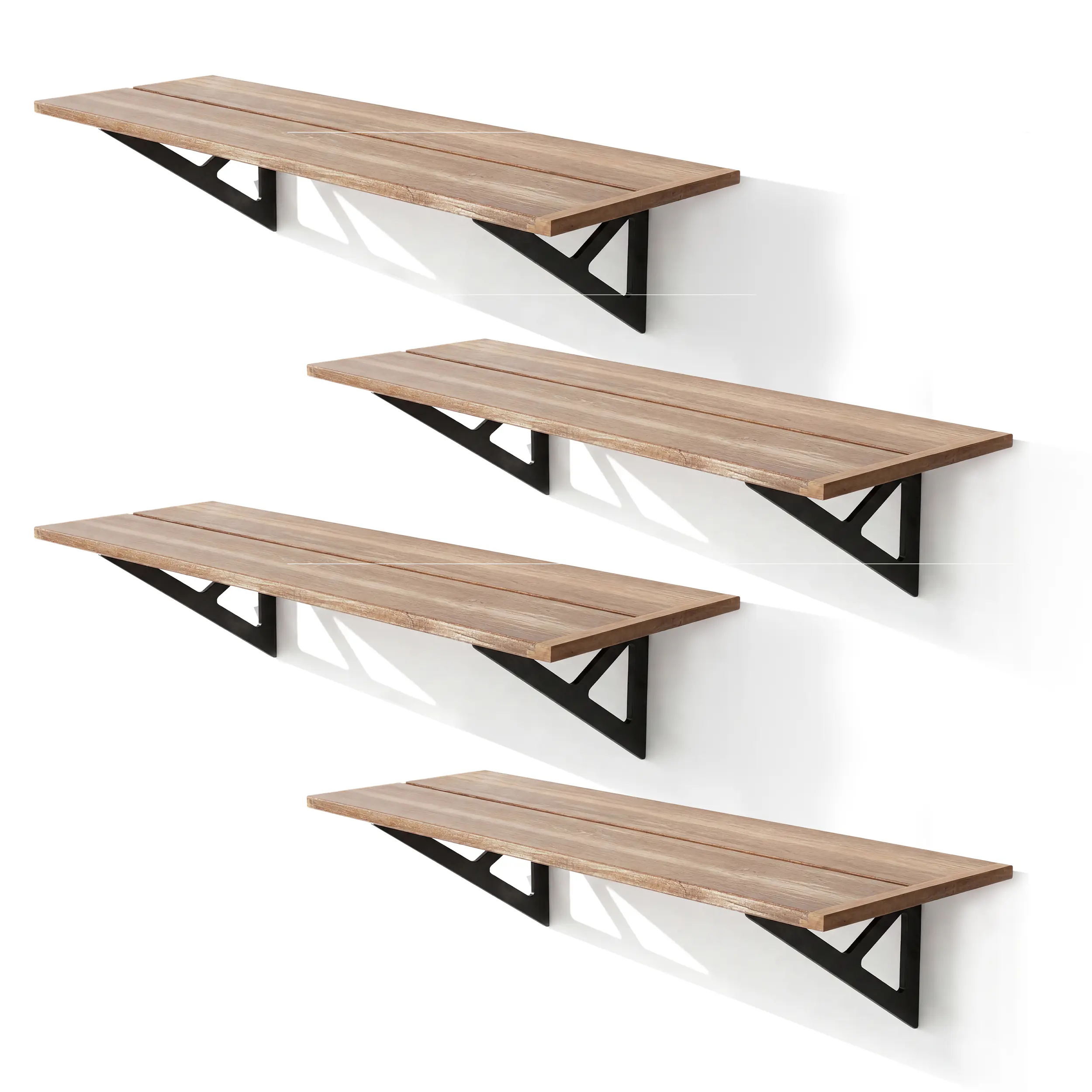 Canopia Regalset für Gewächshaus Natura braun 38 x 100 cm - 4er