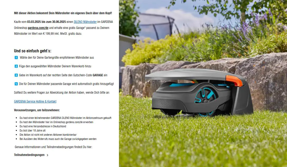 Gardena Mähroboter SILENO life 1.000 m², Schnittbreite: 22 cm Gardena Mähroboter SILENO life 1.000 m², Schnittbreite: 22 cm
