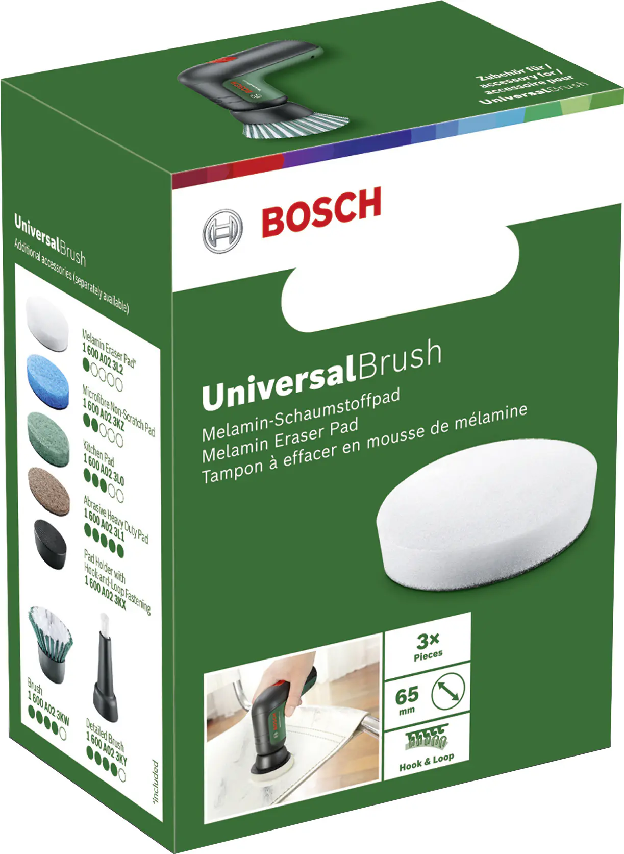 Melamin-Schaumstoffpad für UniversalBrush