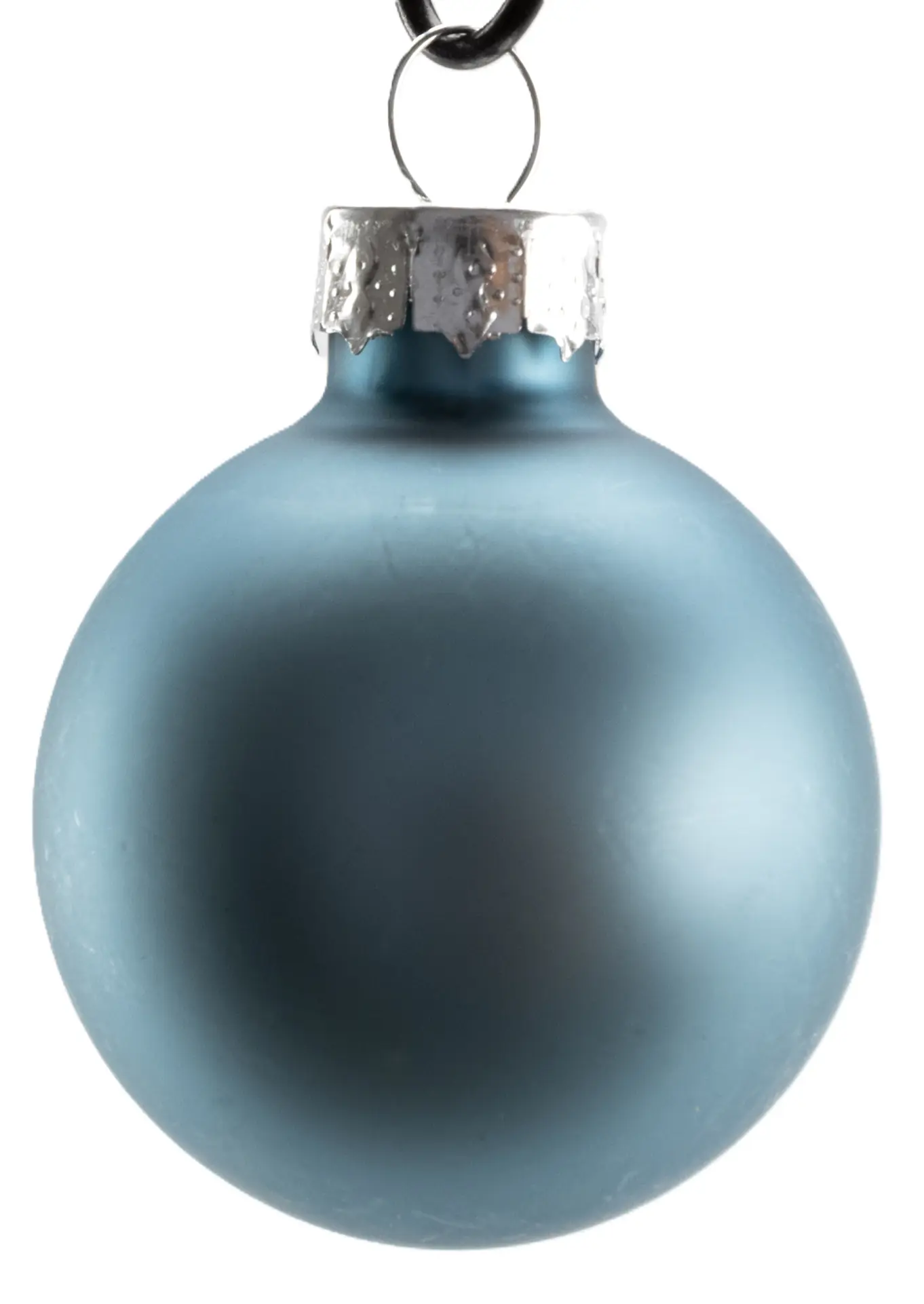 TrendLine Mini-Christbaumkugeln aus Glas Ø 3,5 cm dämmerungsblau 16 Stück