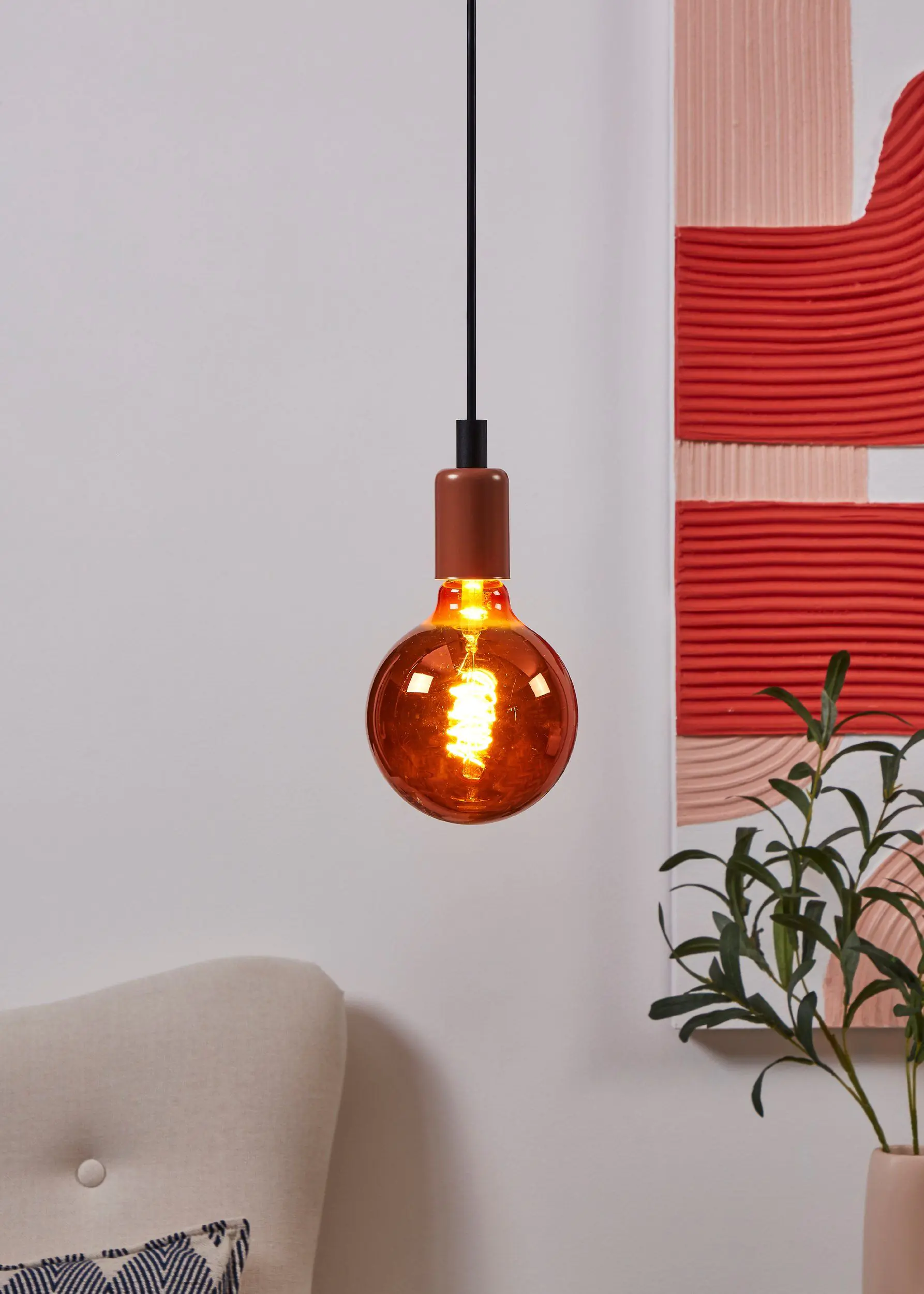 Eglo LED Globe G125 E27 4W kupfer