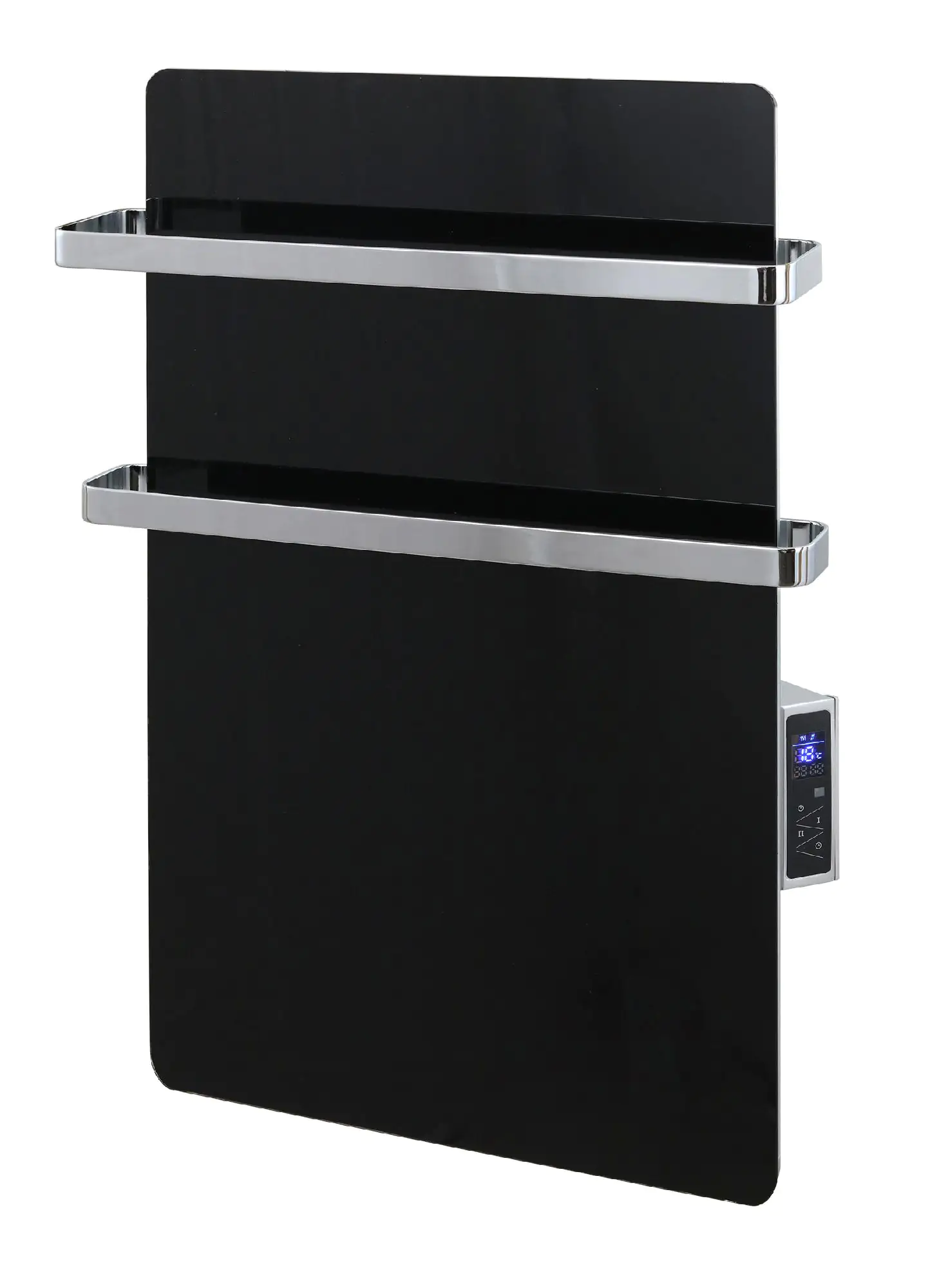 Rowi Glas-Flächenkonvektor HGF 700/2/1 DF mit Handtuchhalter, 700 Watt