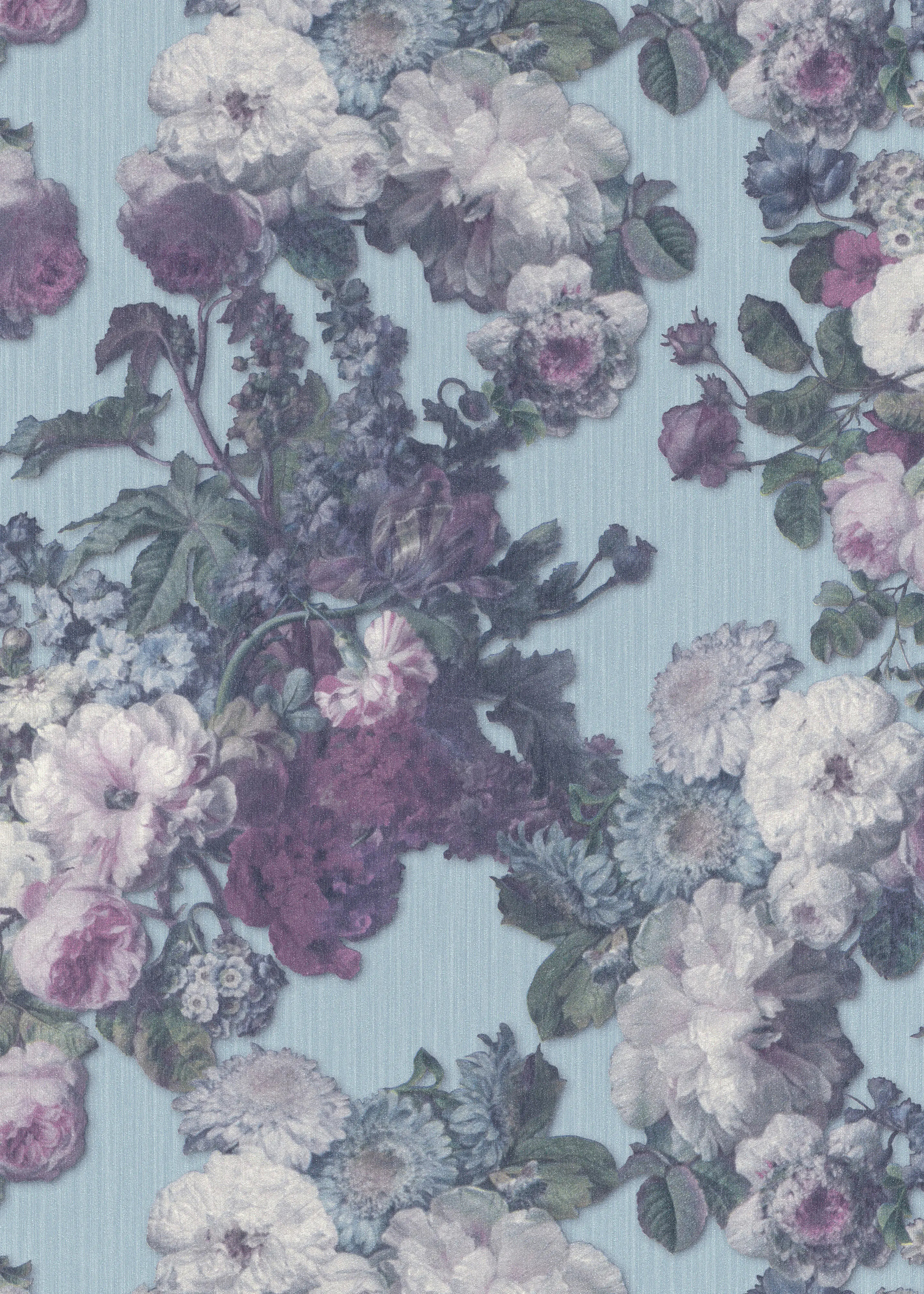 Erismann Vliestapete 10153-18 ELLE Decoration floral türkis 10,05 x 0,53 m