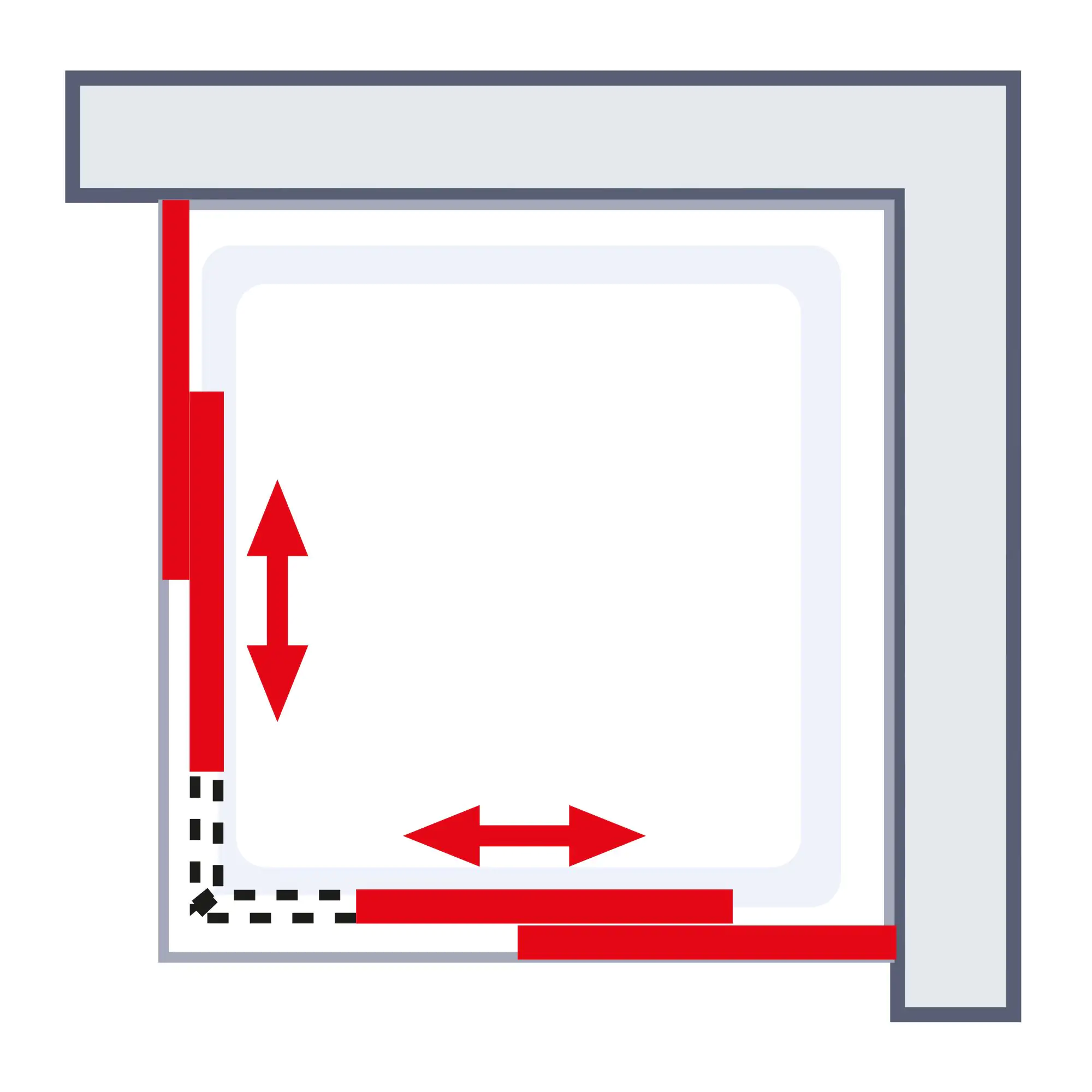 Schulte Komplettduschkabine Korfu II 89 x 89 x 202 cm