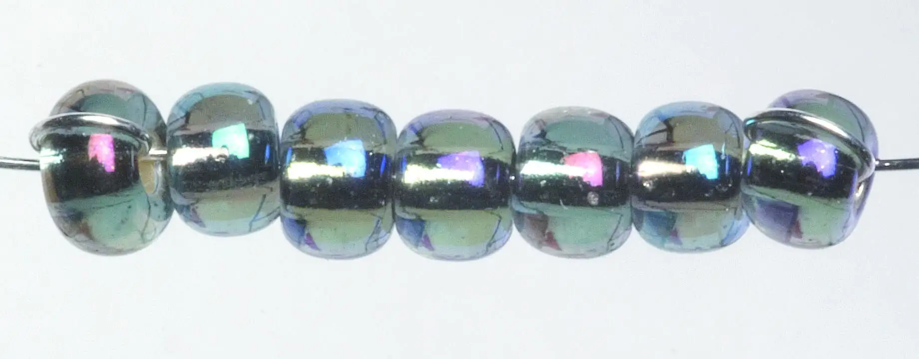 Glorex Rocailles Perlen 4,5 mm 17 g grau