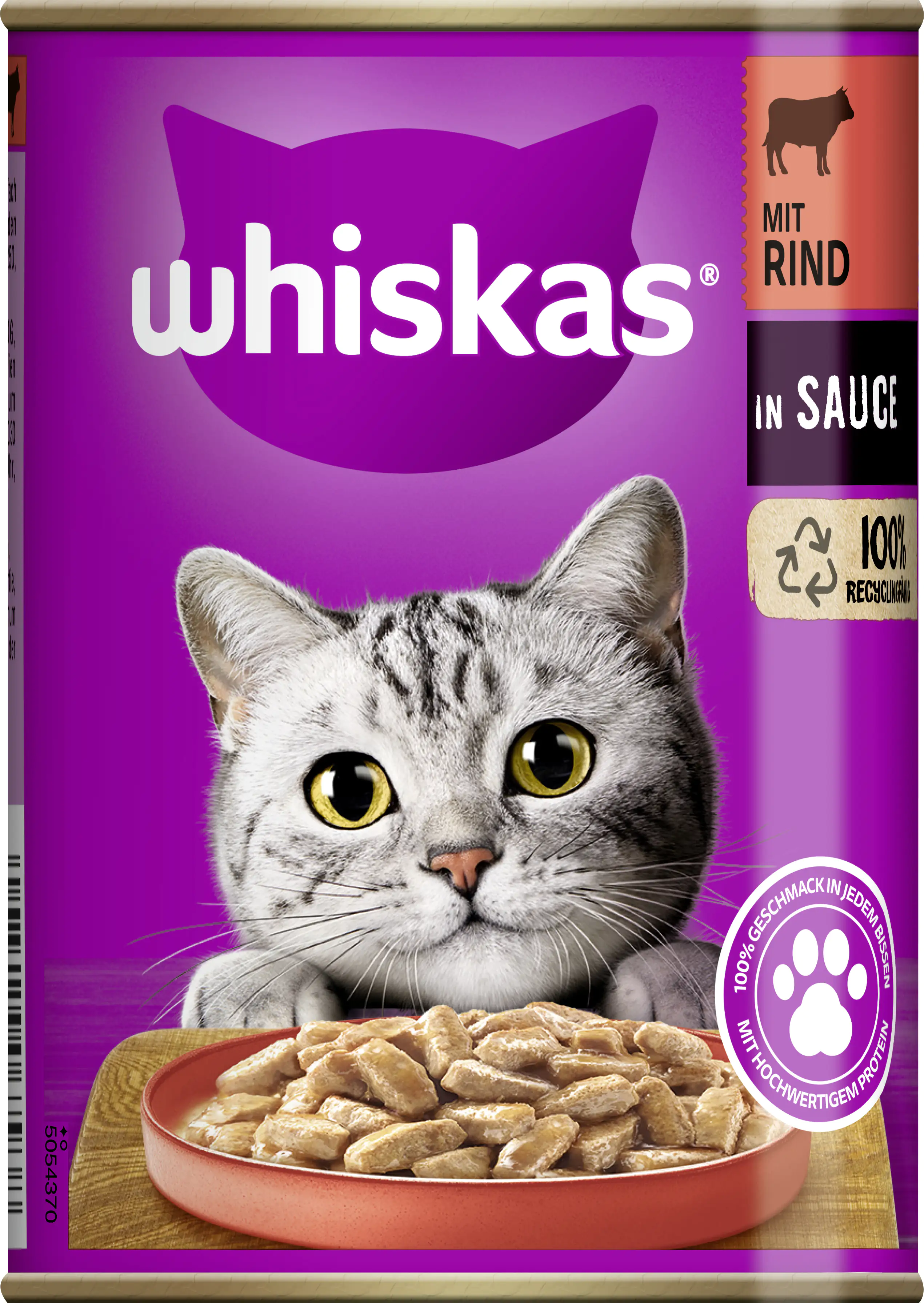 WHISKAS® Dose mit Rind und Leber in Sauce 400 g 400 g