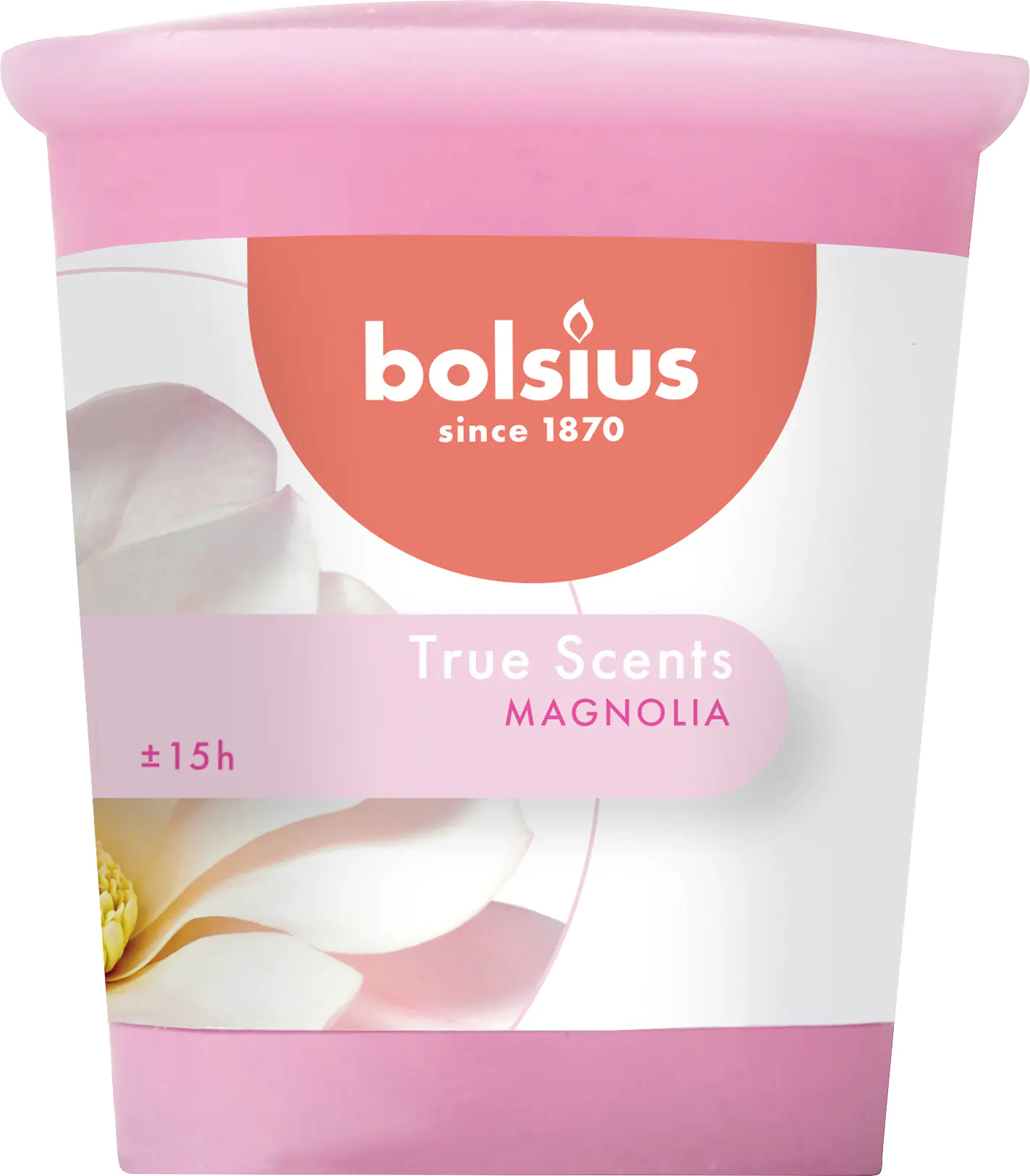 Bolsius Duftkerze Magnolie, Höhe 5,3 cm, Ø 4,5 cm Bolsius Duftkerze Magnolie, Höhe 5,3 cm, Ø 4,5 cm