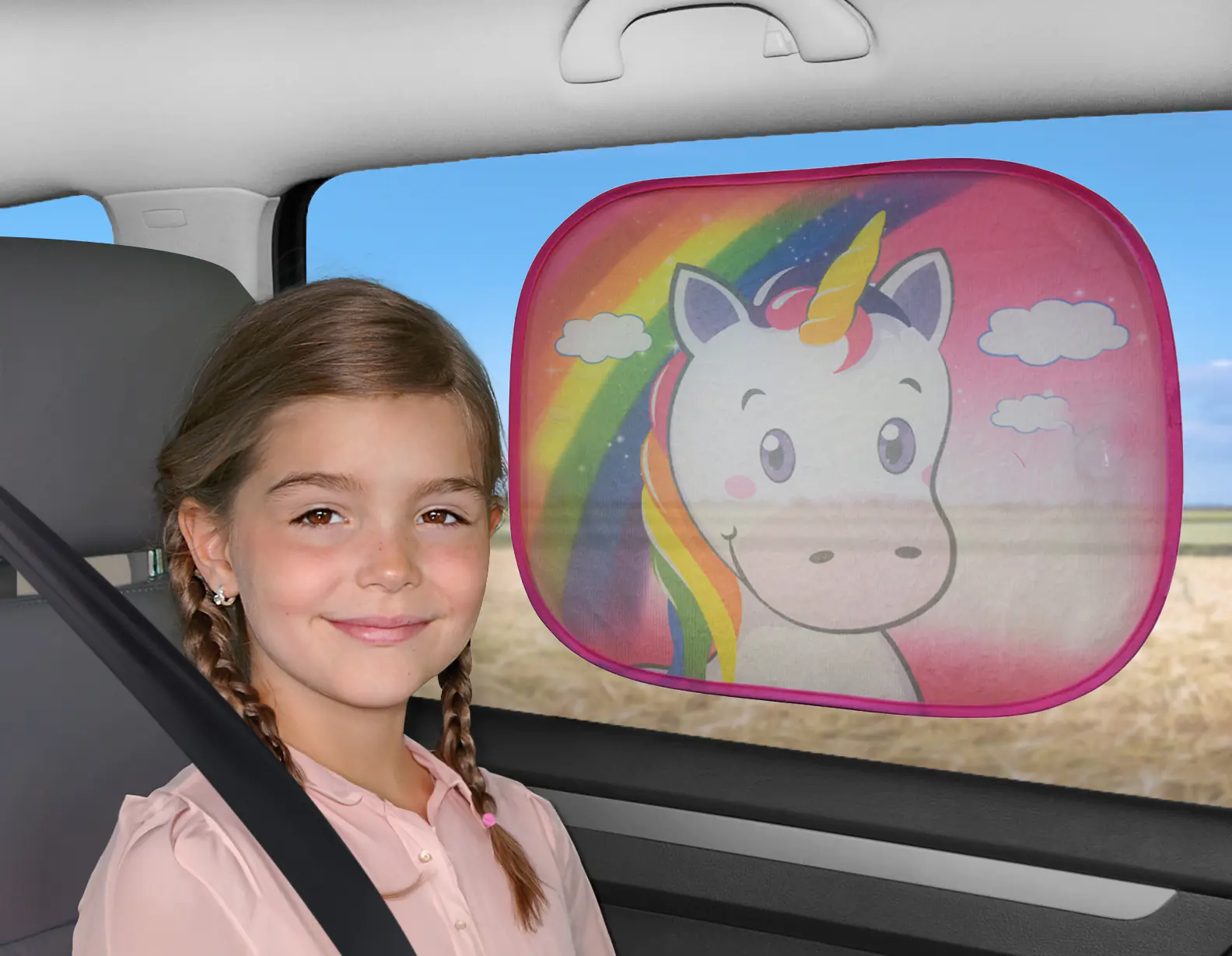 HITS4KIDS Sonnenschutz Siggi Einhorn 2 Stück