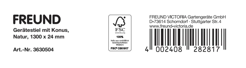 Freund Victoria Gerätestiel 130 cm