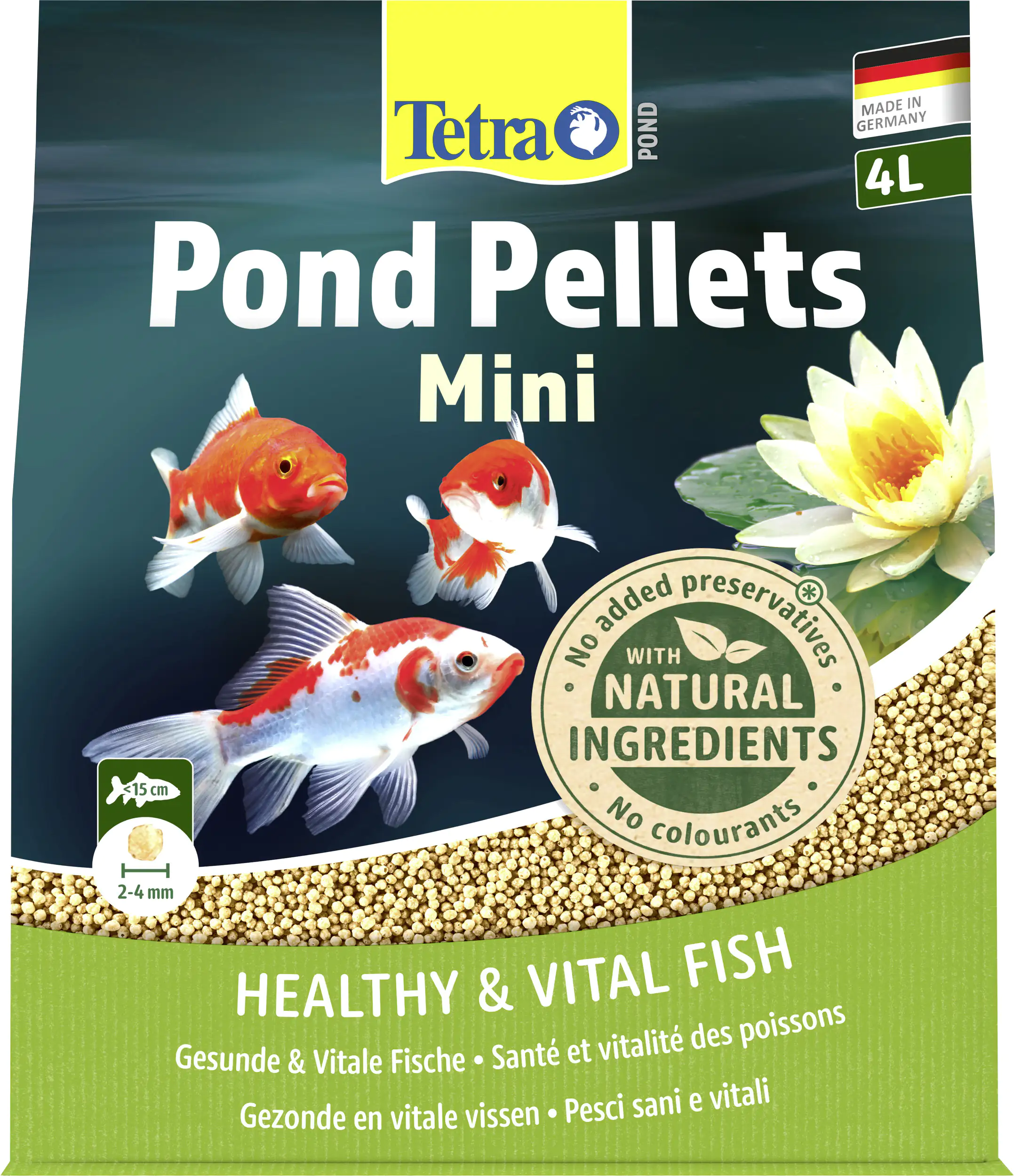 Tetra Teichfutter Pond Pellets Mini 4 l